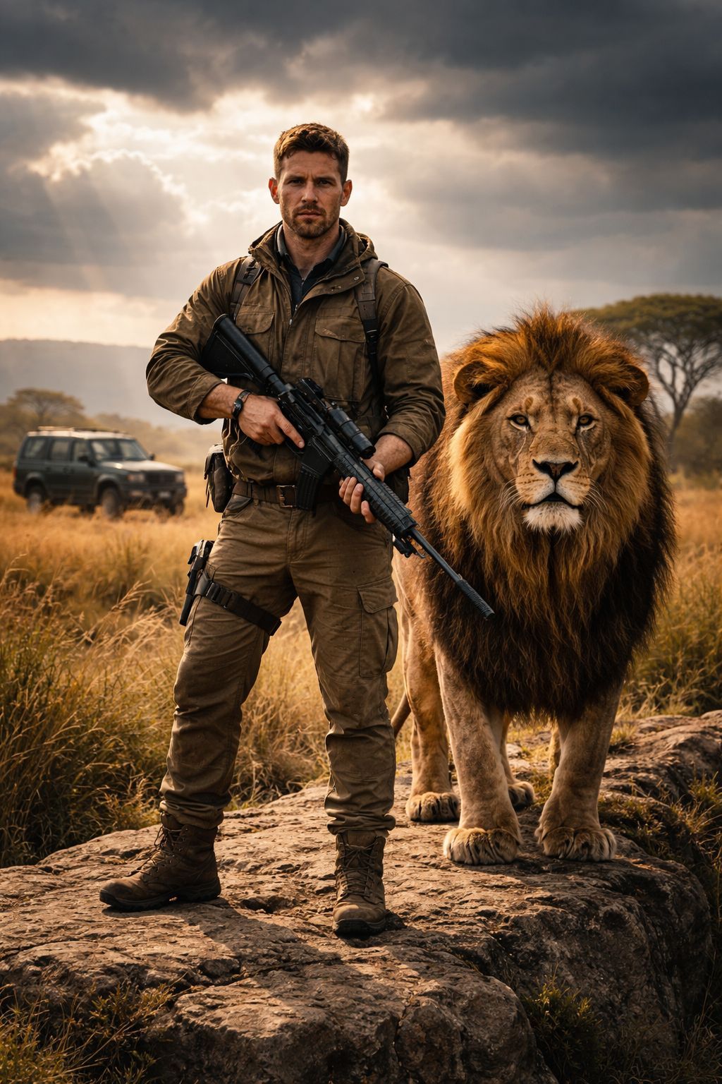 Savanna Hunter and the King of Beasts