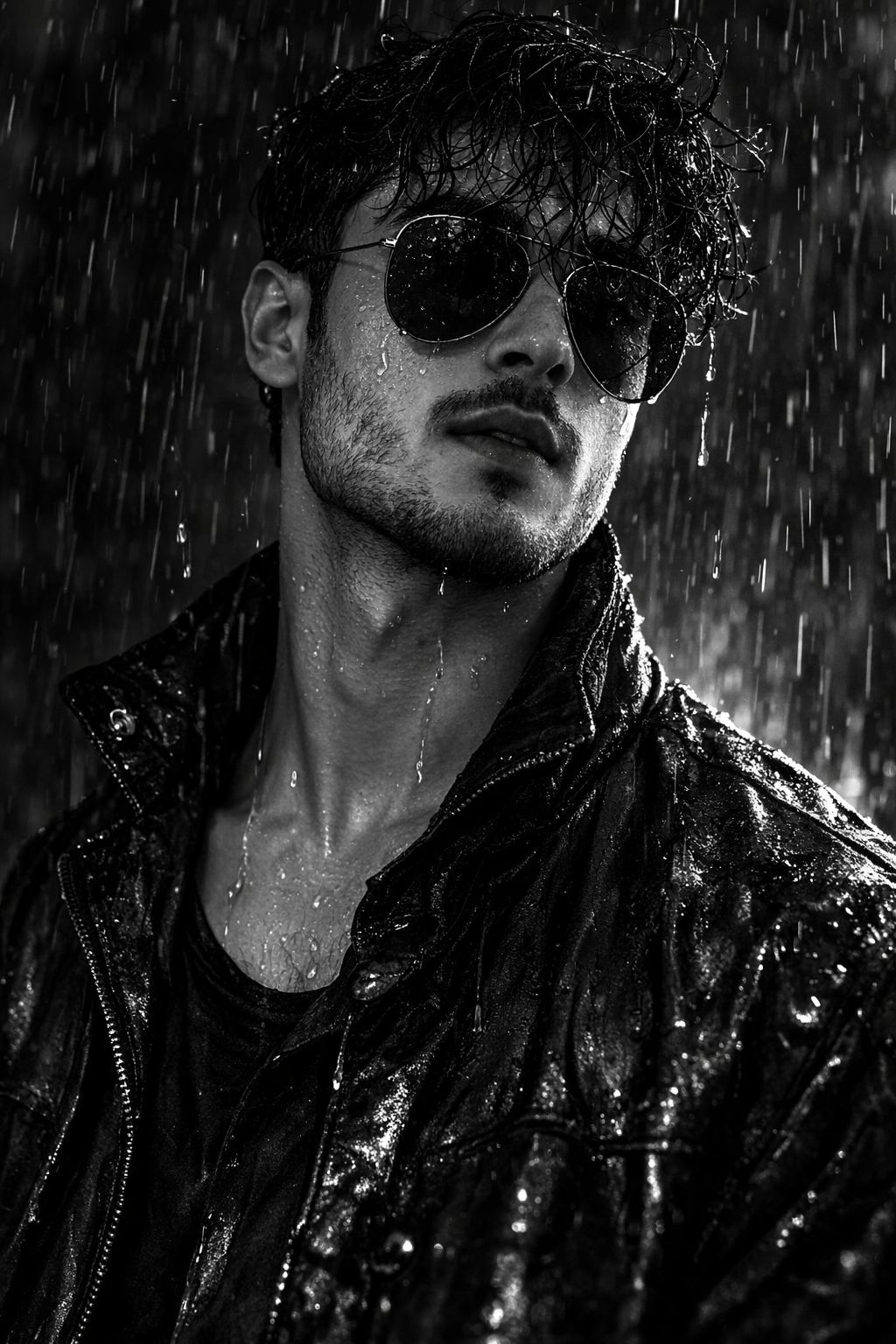Midnight Noir in the Rain