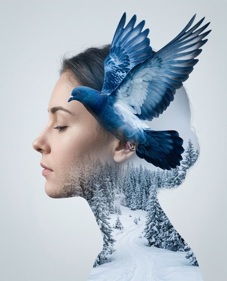 Frost Bound Wings of Thought