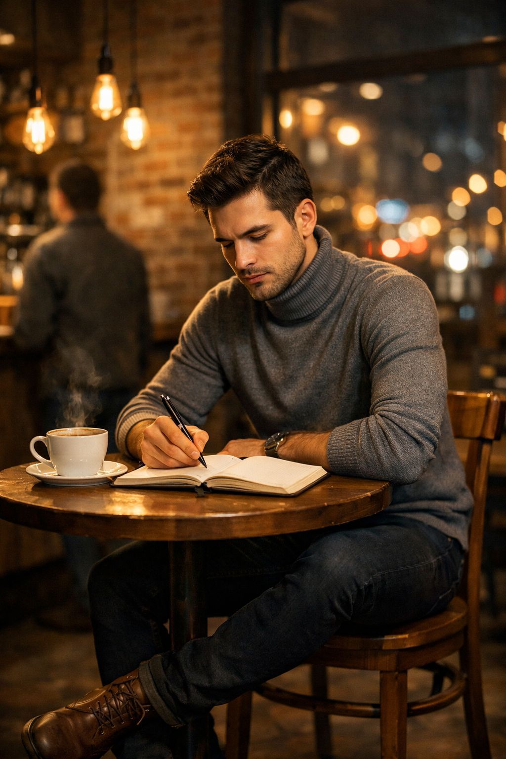 Midnight Musings in a City Café