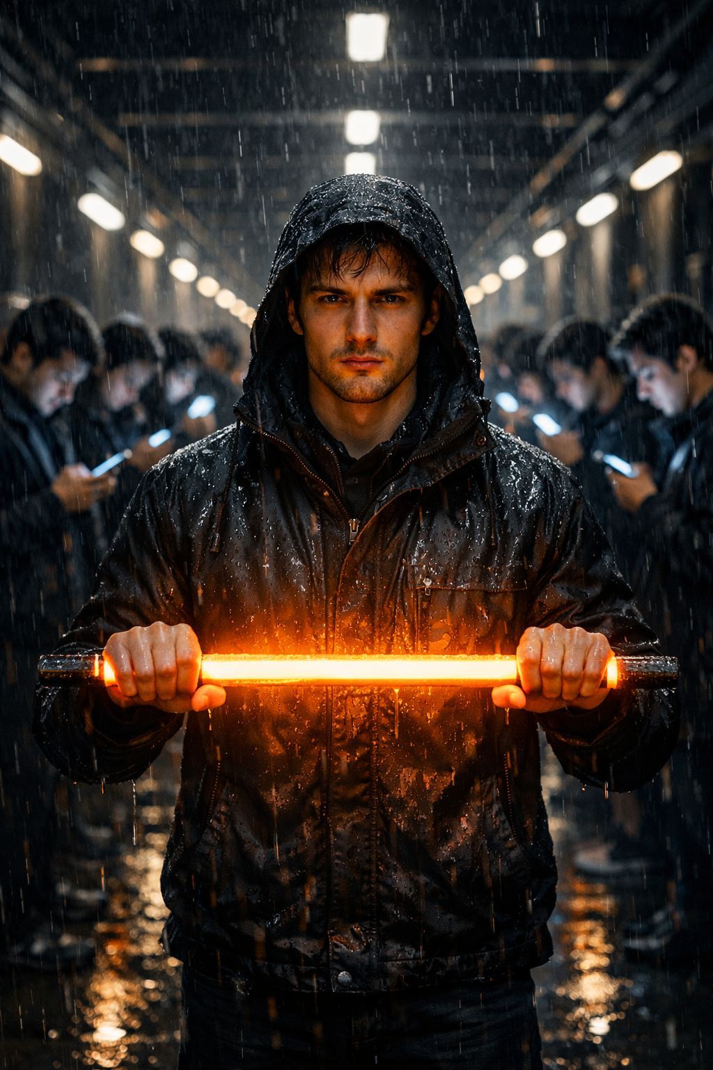 Glow of Awareness in a Digital Rain
