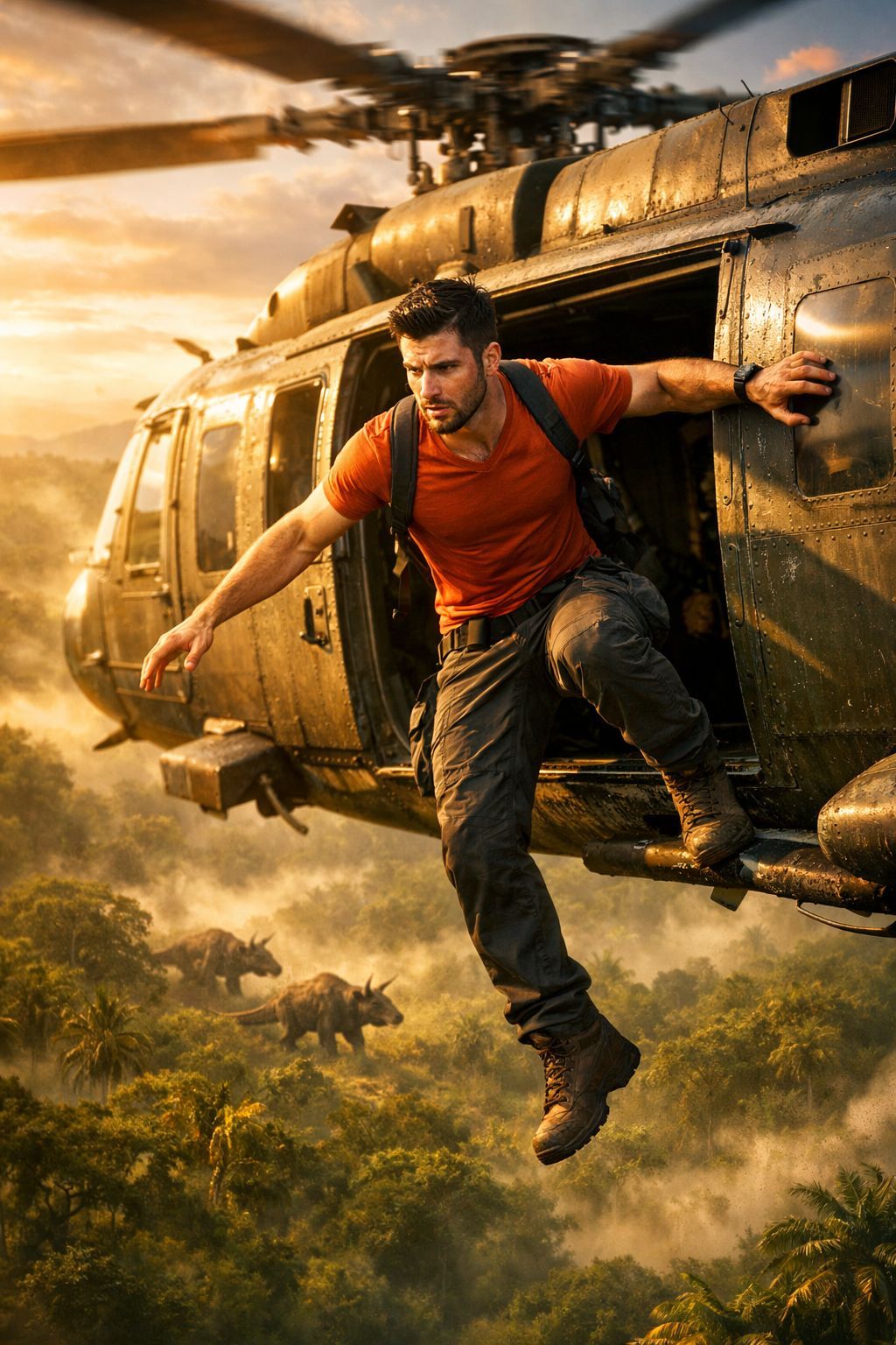 Skyward Leap into Prehistoric Jungles