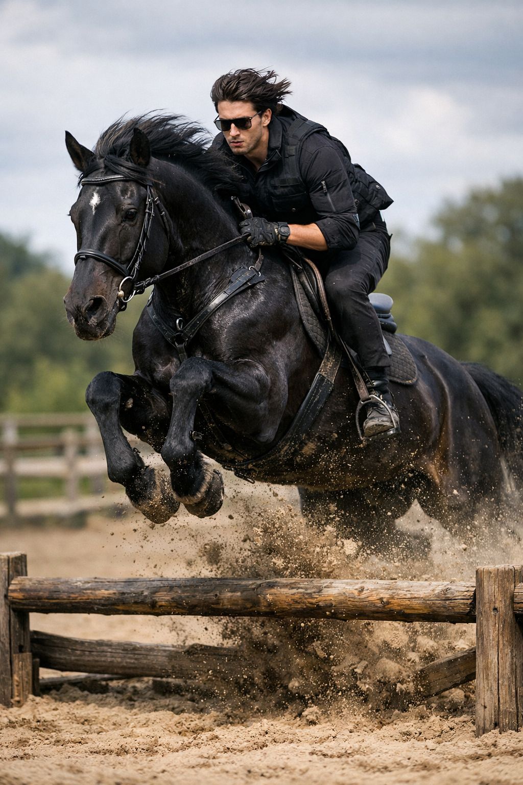 Shadow Stallion Obstacle Leap