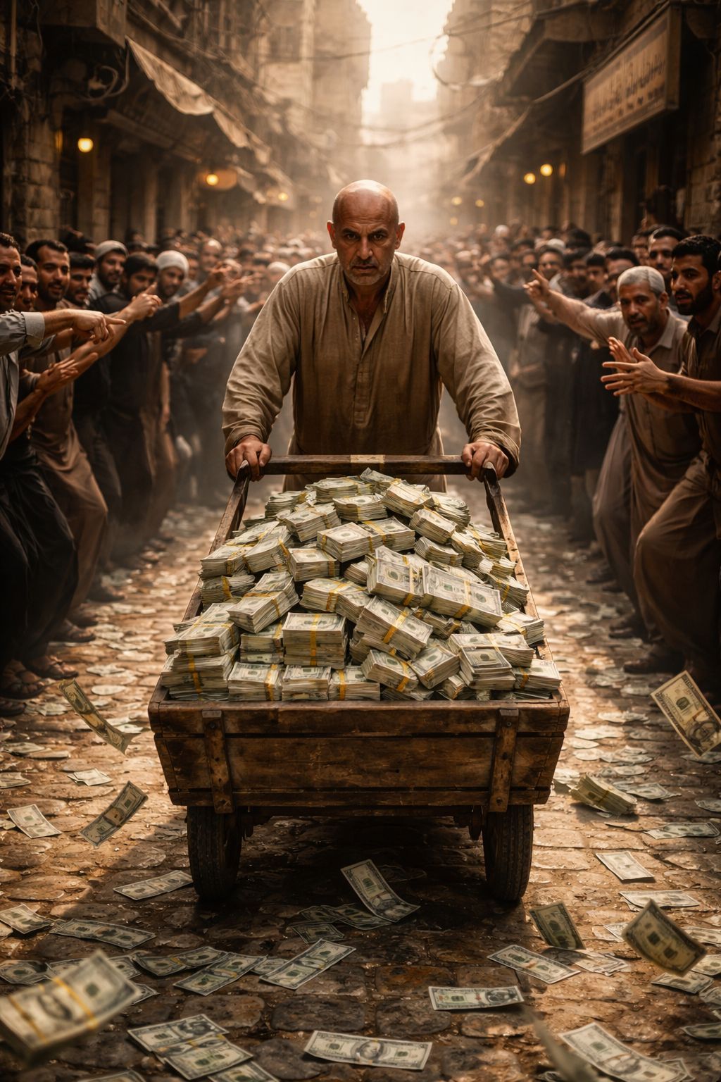 The Wealthy Nomad's Market Procession