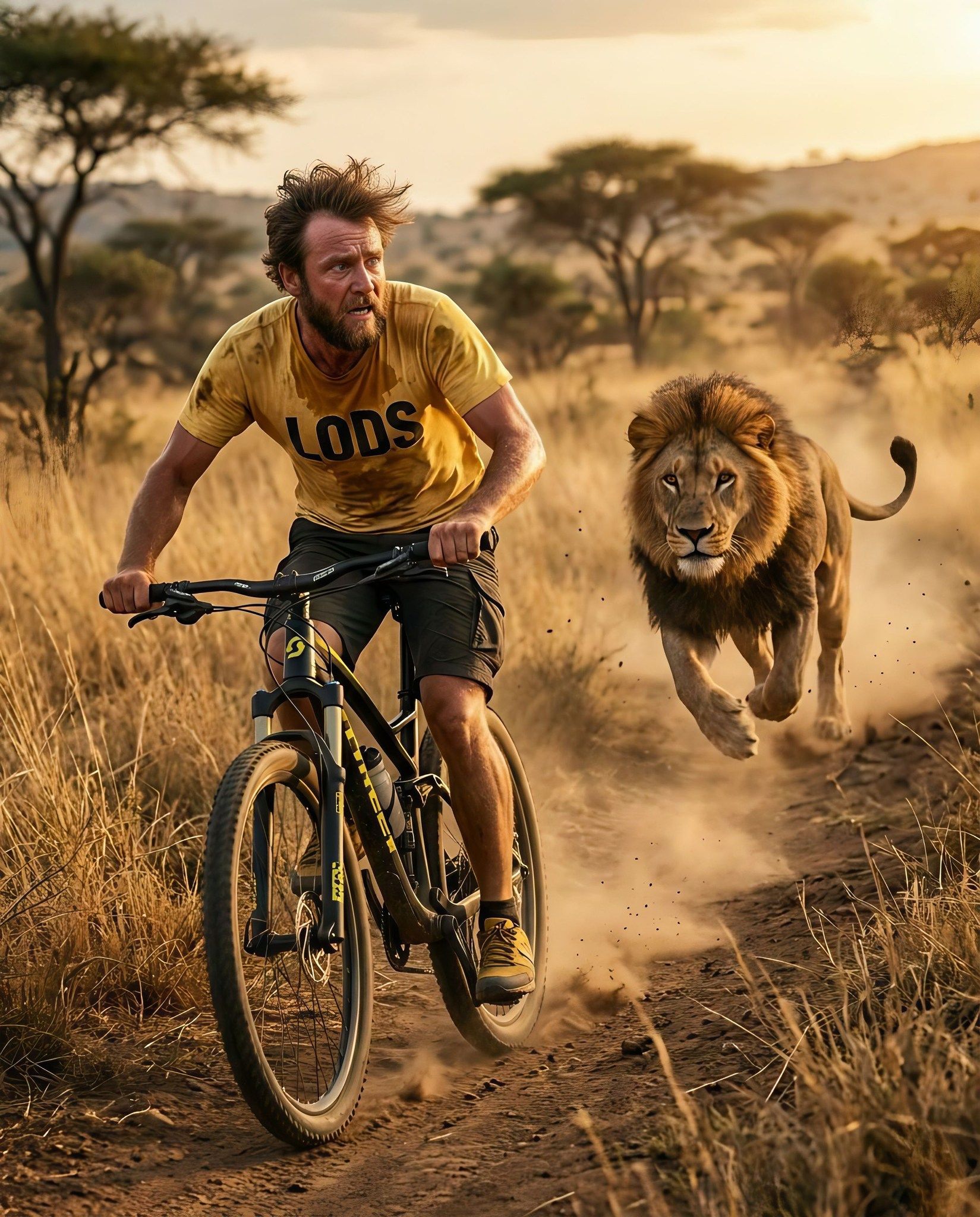 Panic Pursuit on the African Savanna