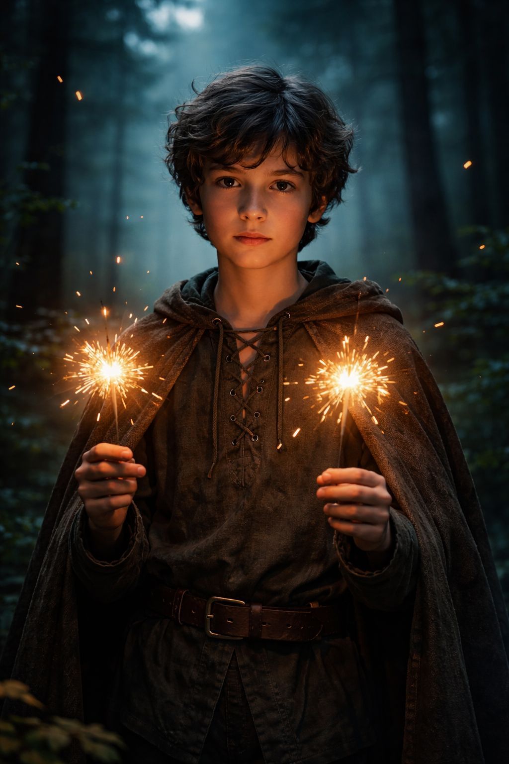 Young Guardian of the Mystic Forest Glow