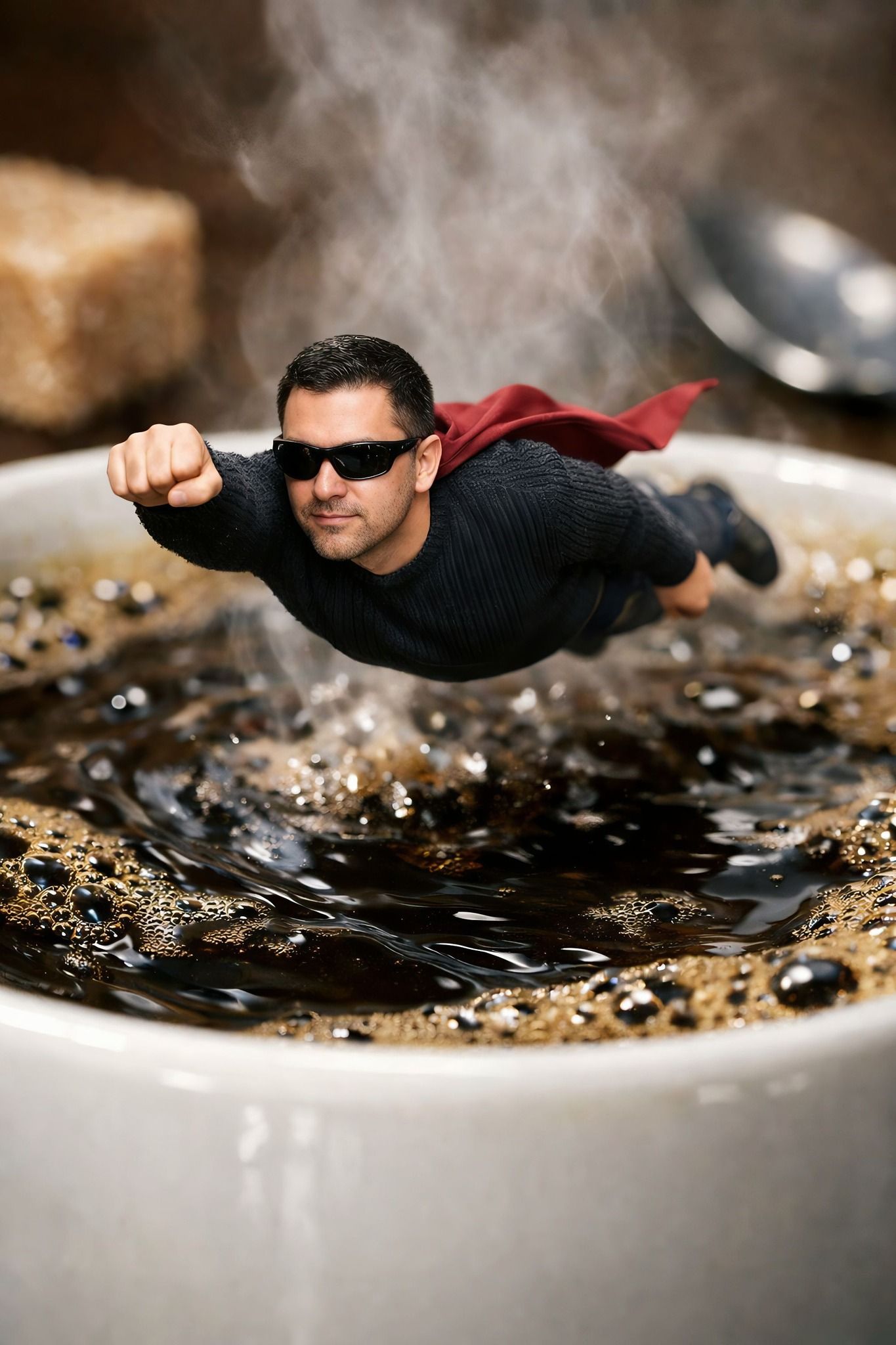 Espresso Flight over the Dark Roast Abyss