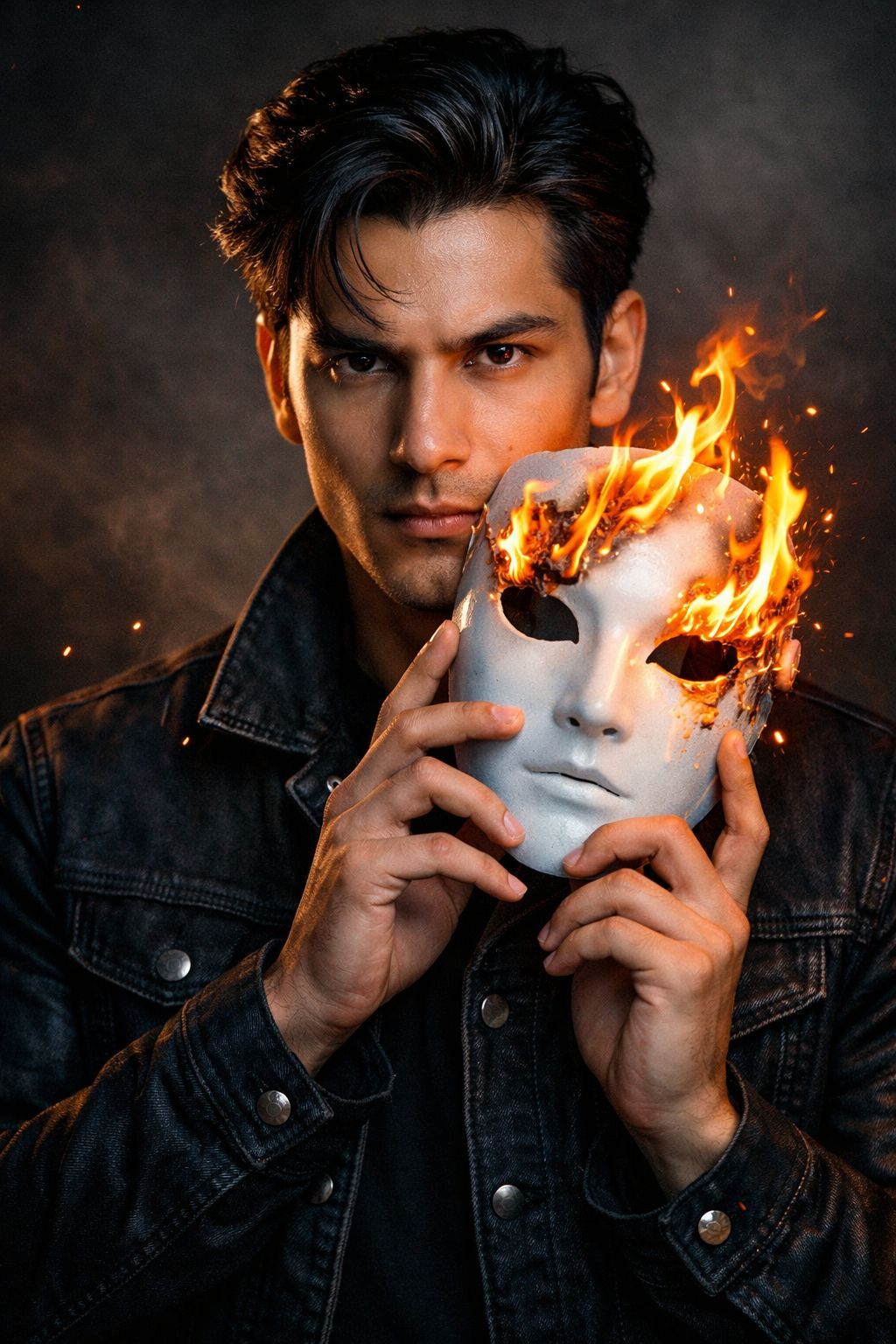 The Burning Masquerade Portrait