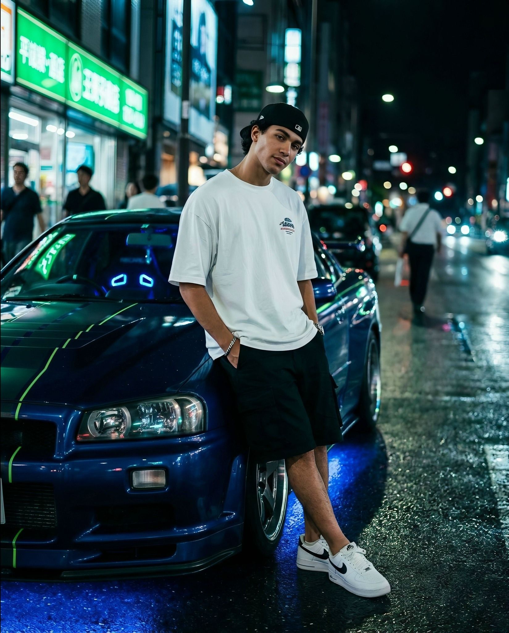 Neon Drift Street Portrait