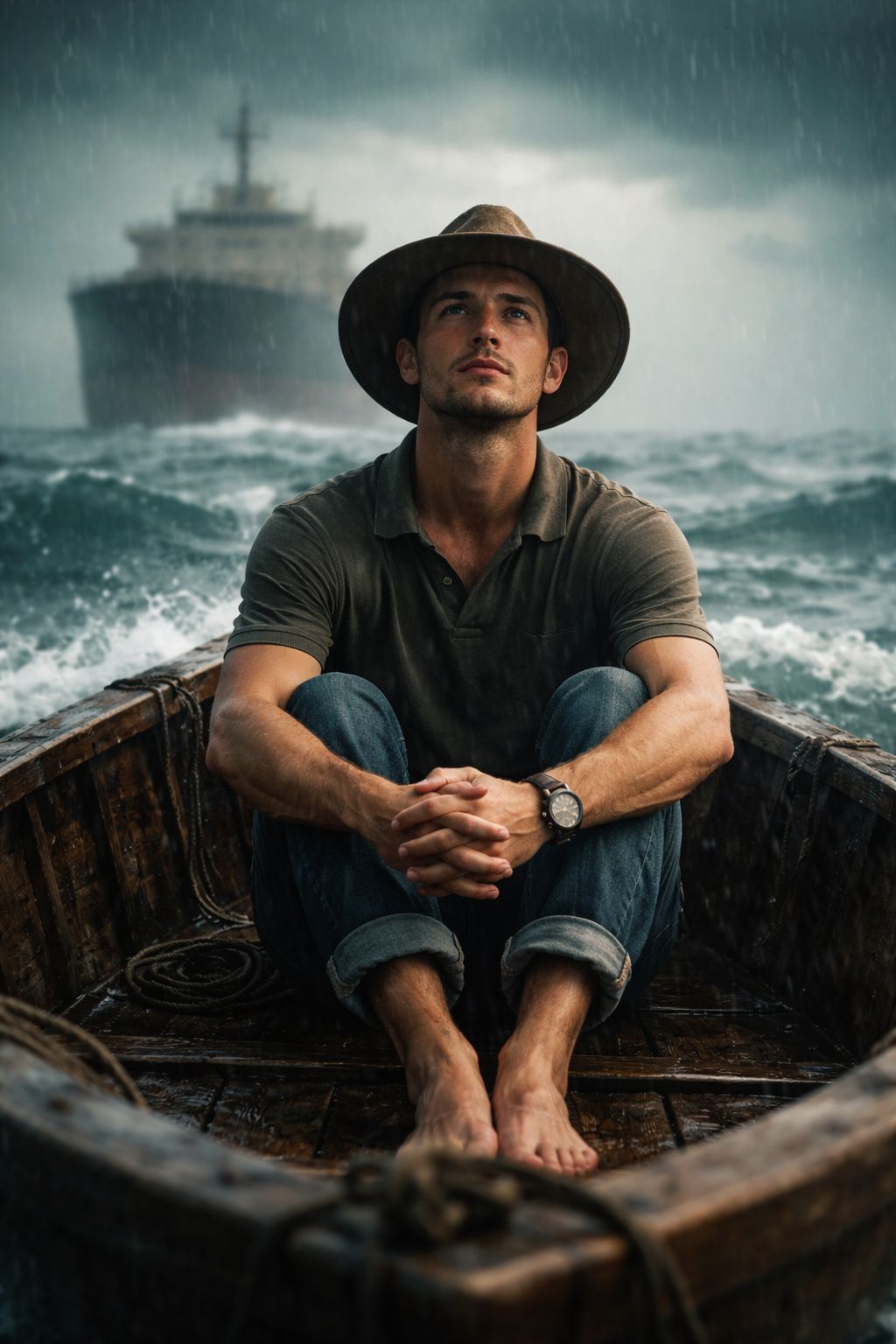 Alone Against the Tumultuous Tide