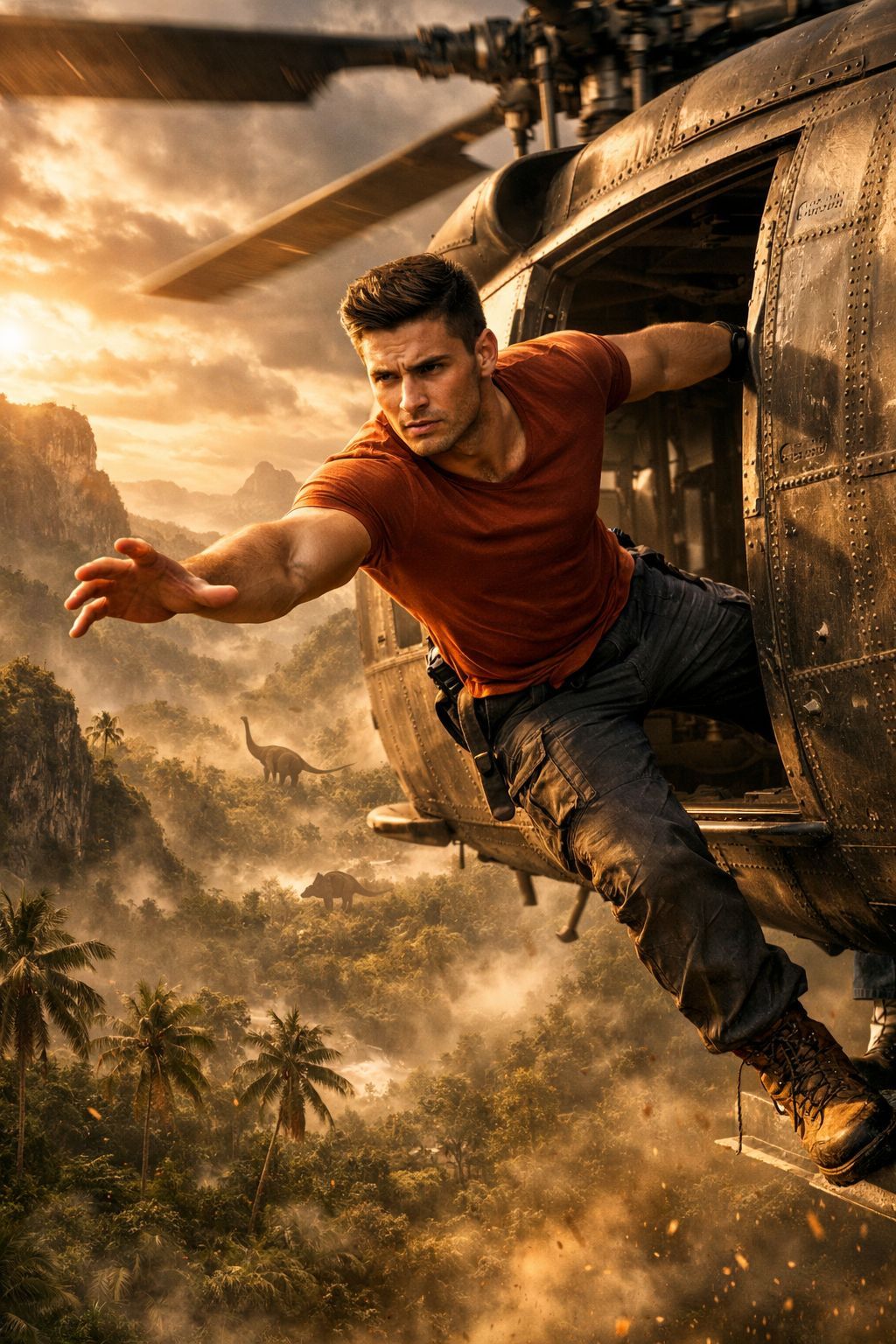 Aerial Reach Above the Primal Valley
