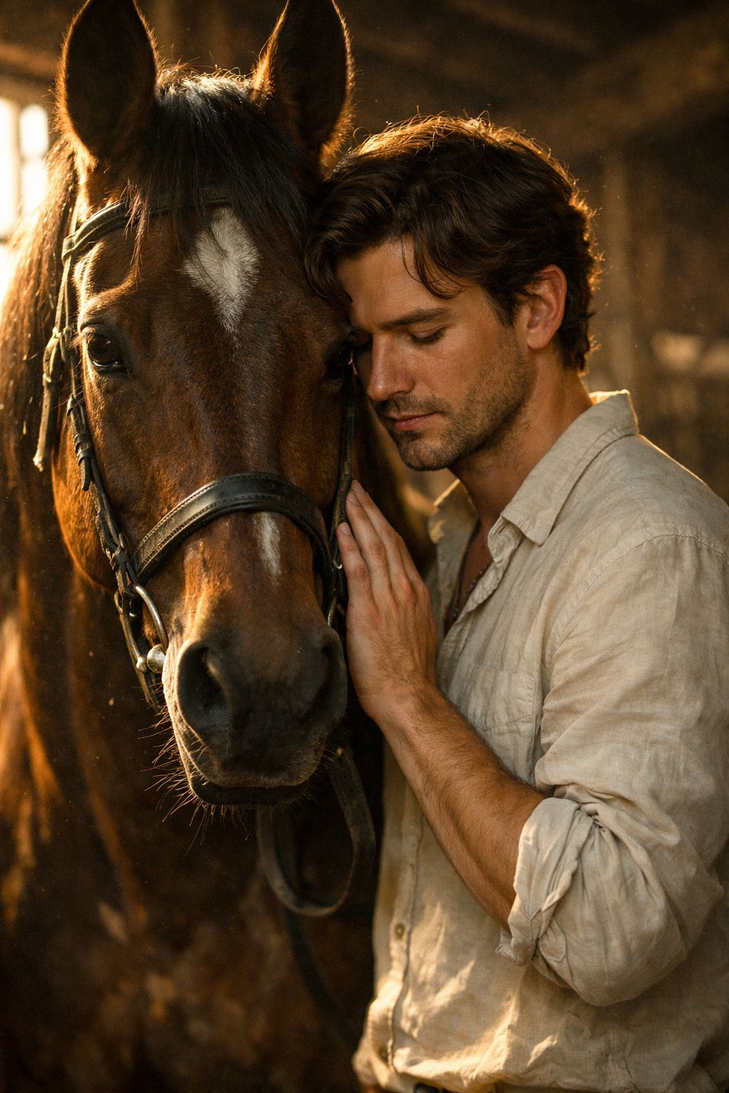 Whispers in the Rustic Stable