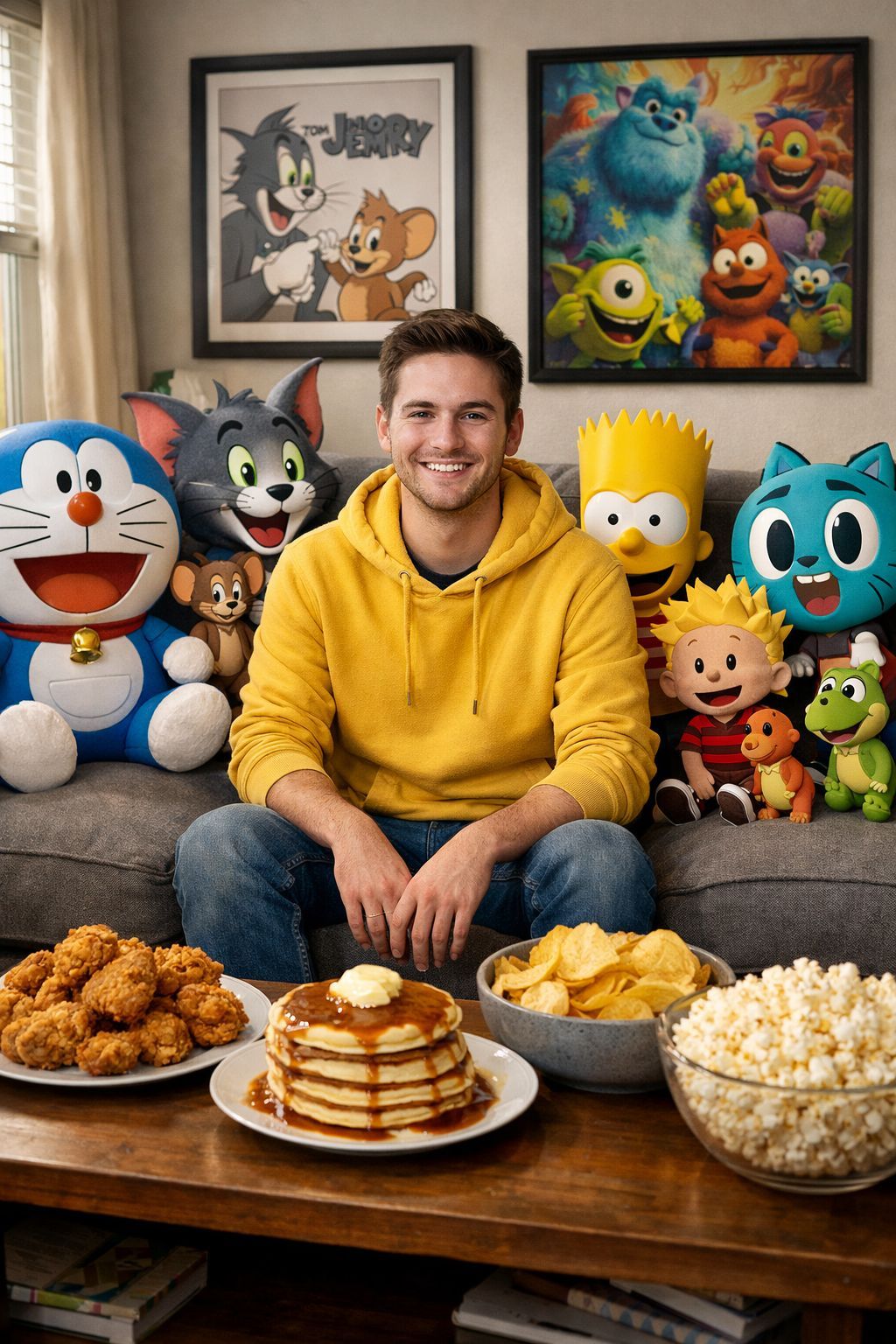 Snack Time with Cartoon Legends