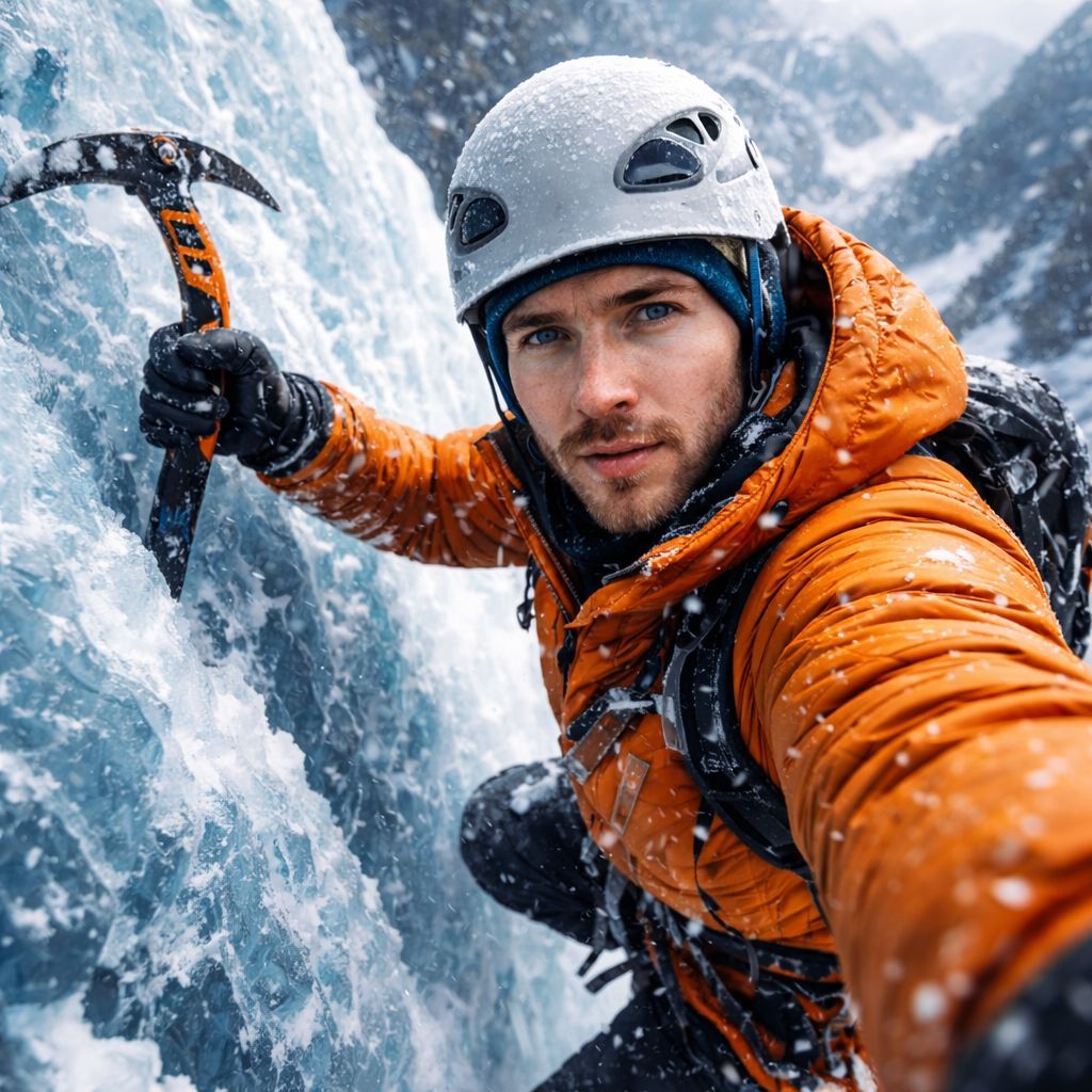 Vertical Ascent on Frozen Ice