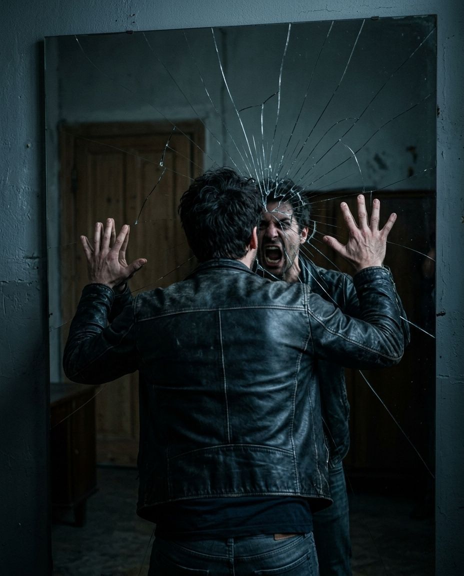 Shattered Rage in the Mirror