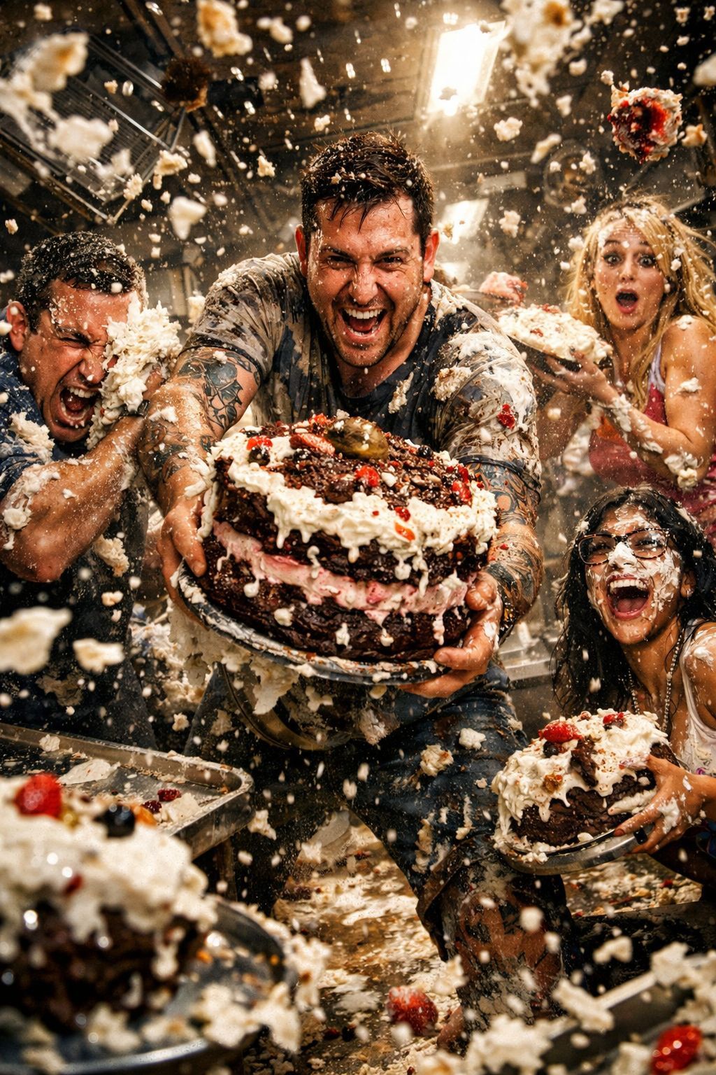 Celebrity Culinary Chaos: The Great Pie War