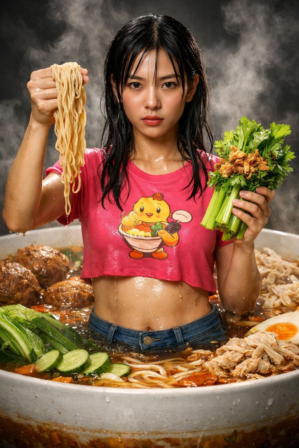 Goddess of the Ramen Bowl