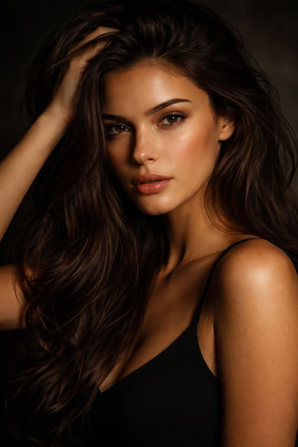 Golden Hour Portrait in Shadows