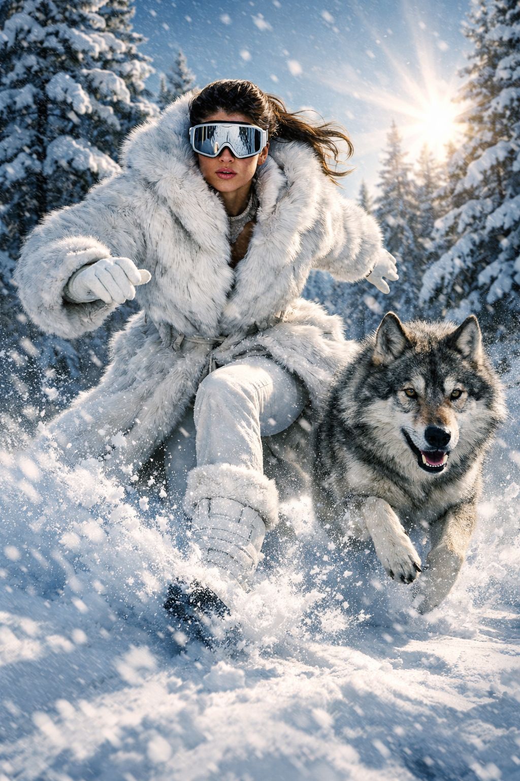 Glacial Sprint with the Winter Wolf