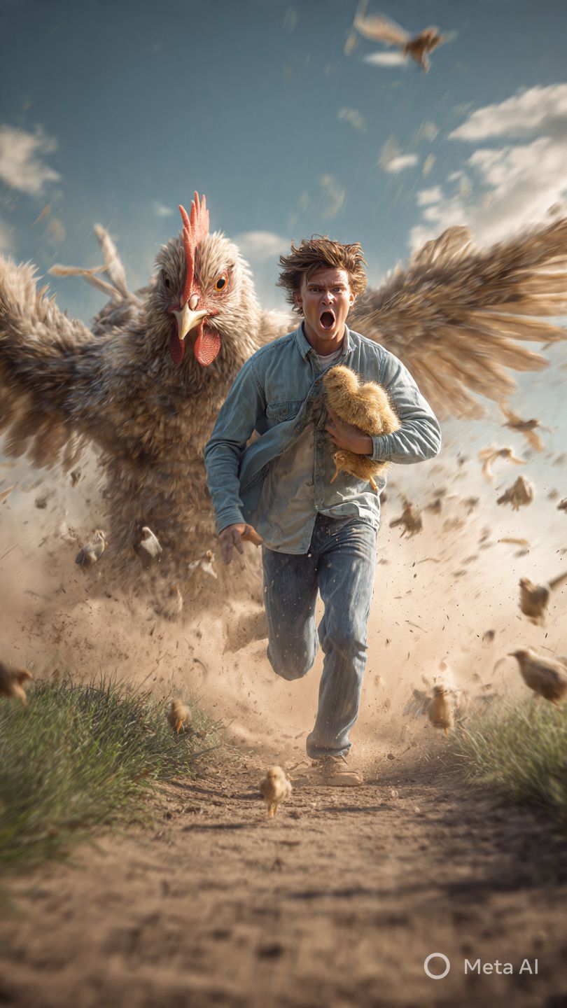 The Great Mother Hen Chase