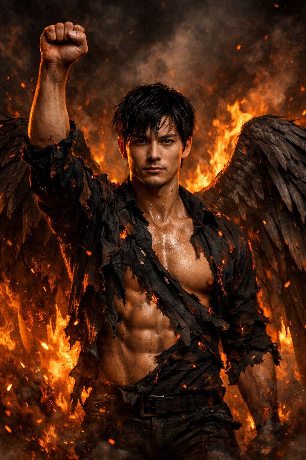 Defiance of the Fallen Winged Warrior