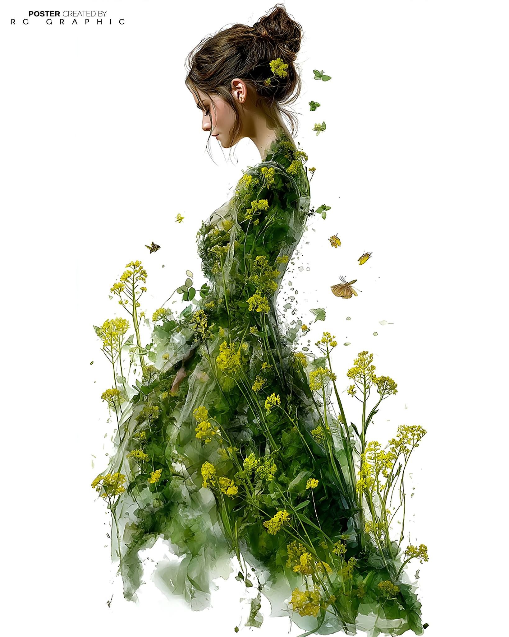 Botanical Couture Forest Spirit
