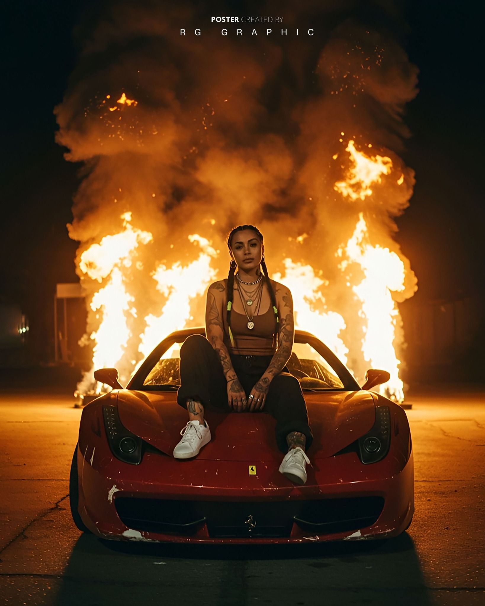 Inferno Queen and the Red Speedster
