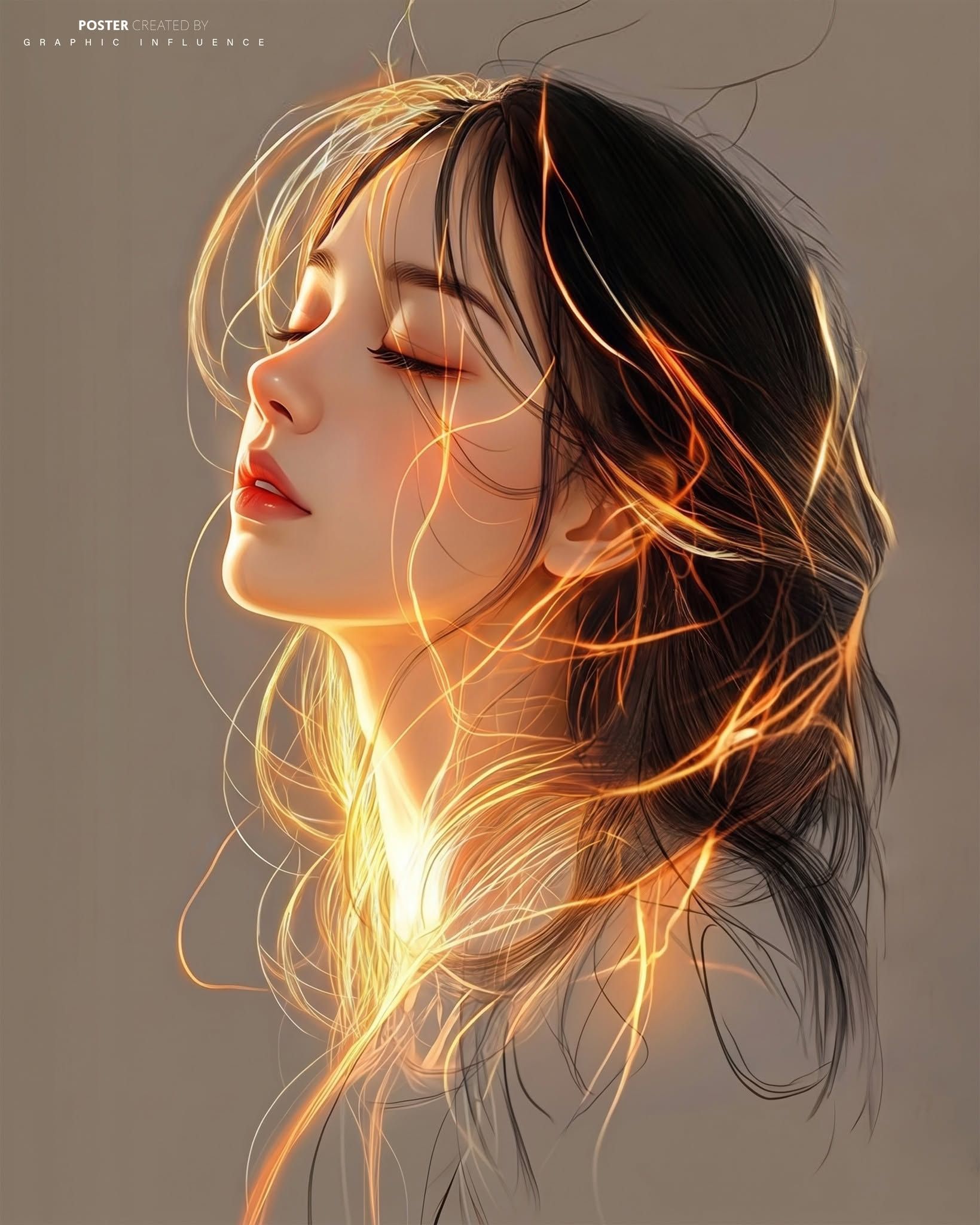 Gilded Currents of Serenity