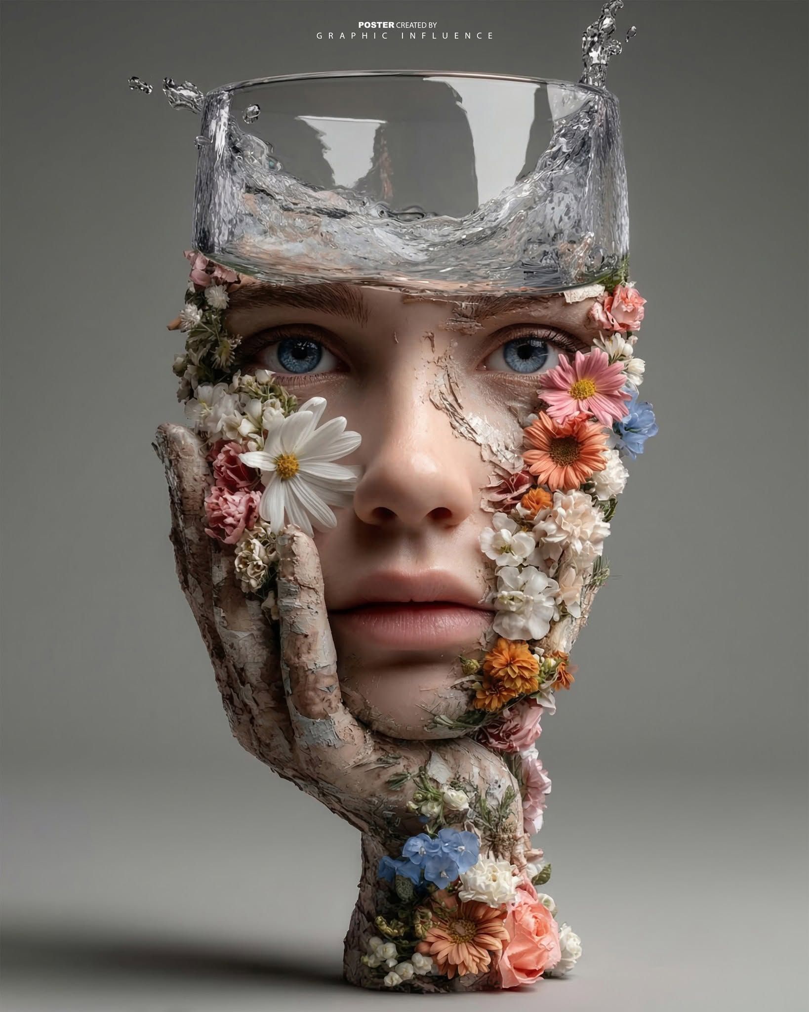 Floral Rebirth in Glass and Clay