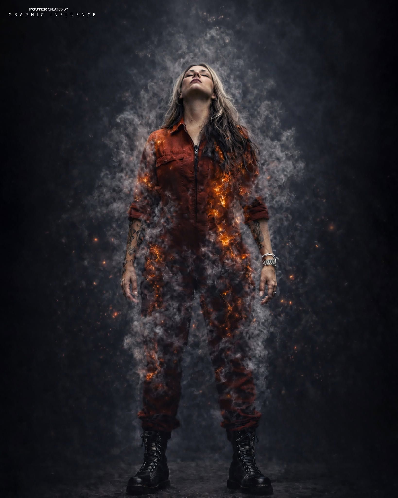Warrior of Ash and Ember Rebirth