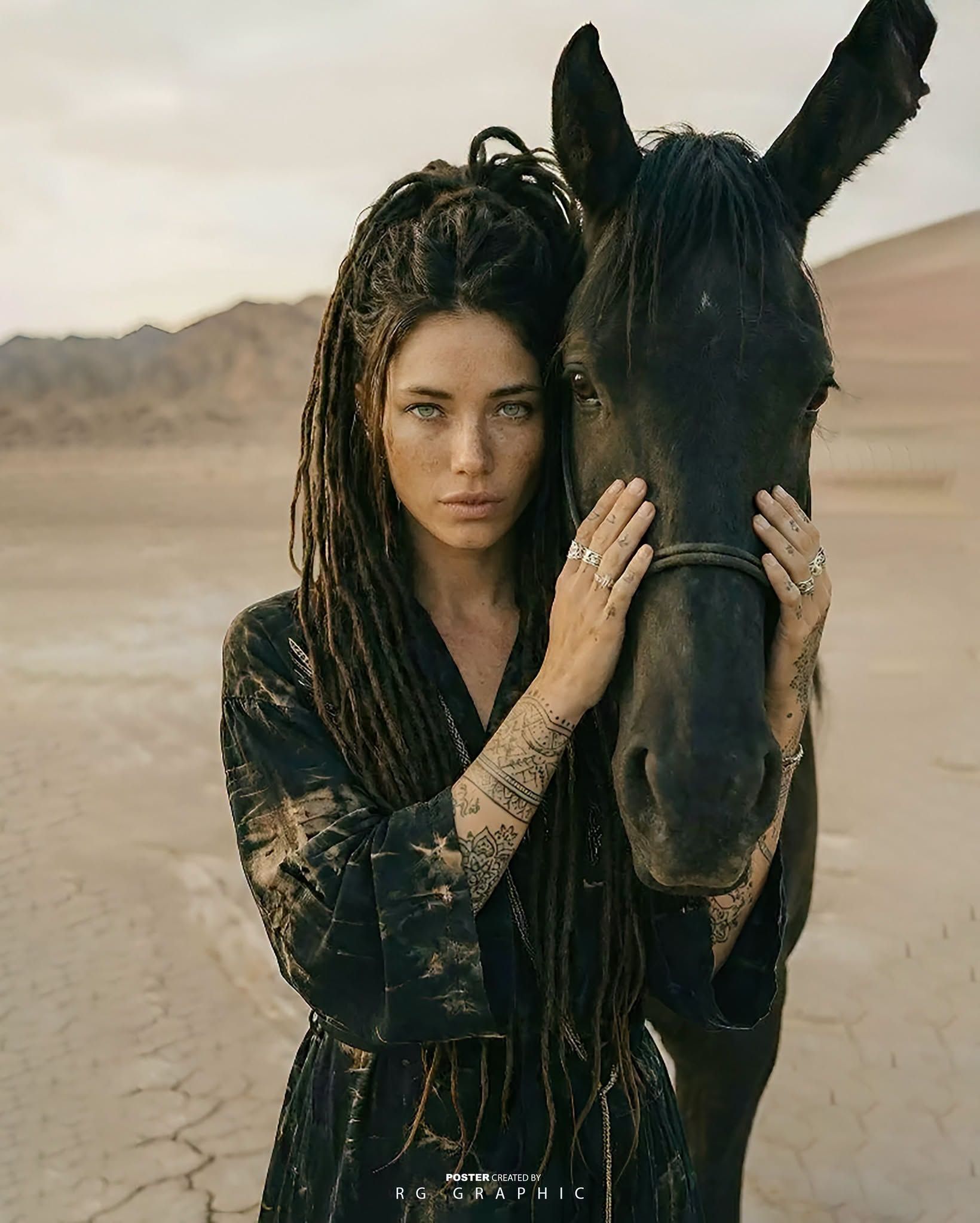 The Desert Nomad and Her Stallion