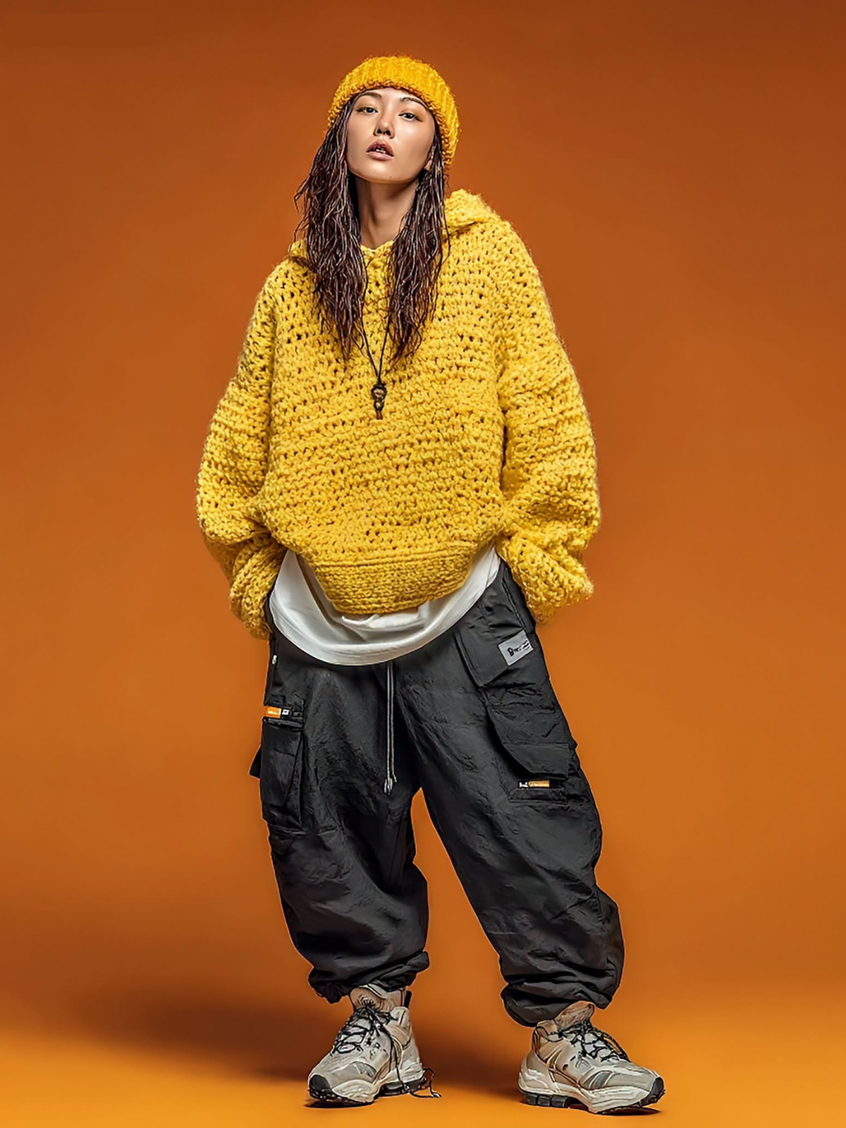 Vogue Mustard Streetwear Editorial