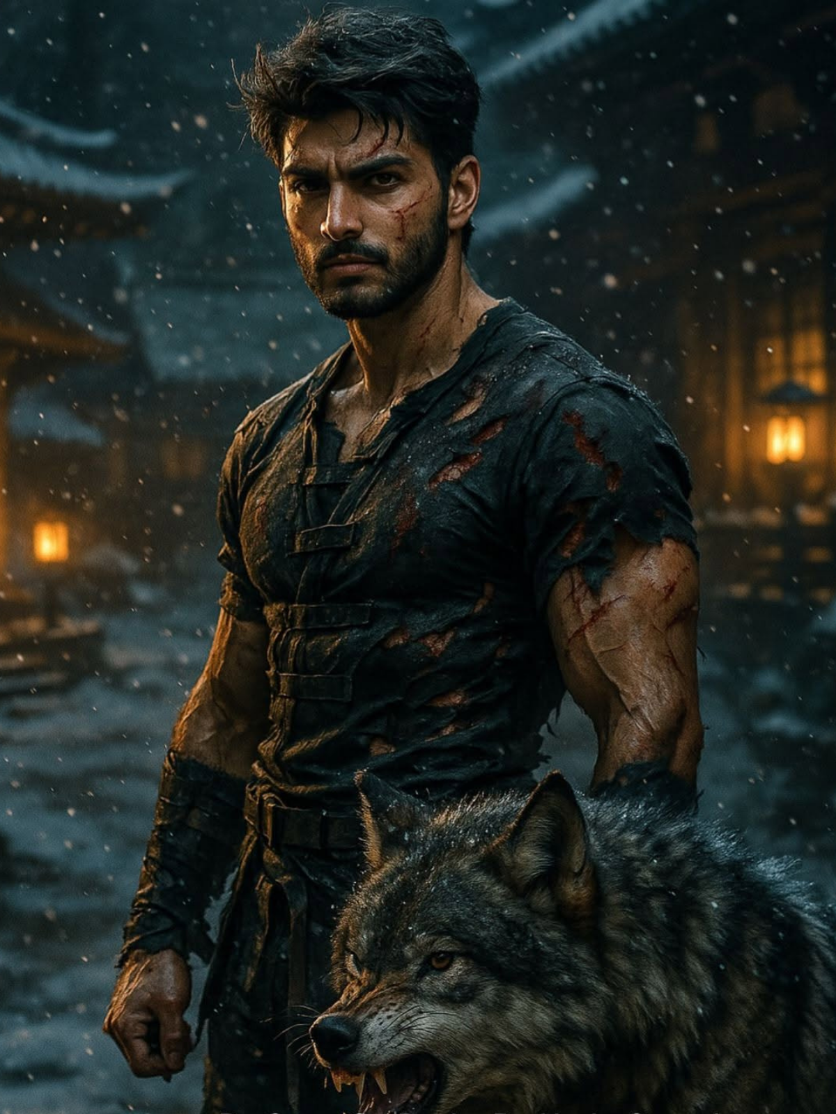 Gritty Warrior, Wolf, Snowy Legend