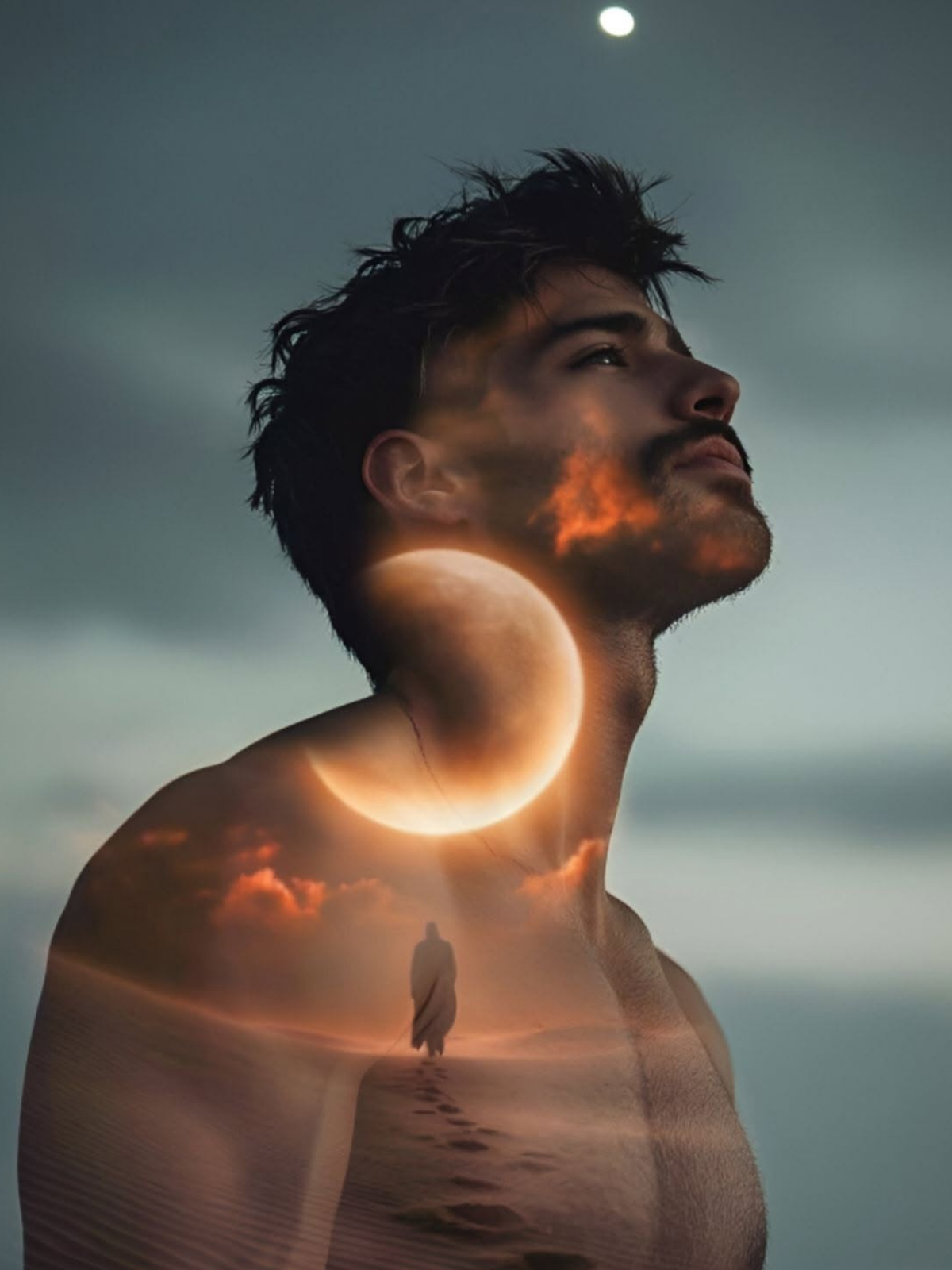 Surreal Eclipse Desert Dreamer