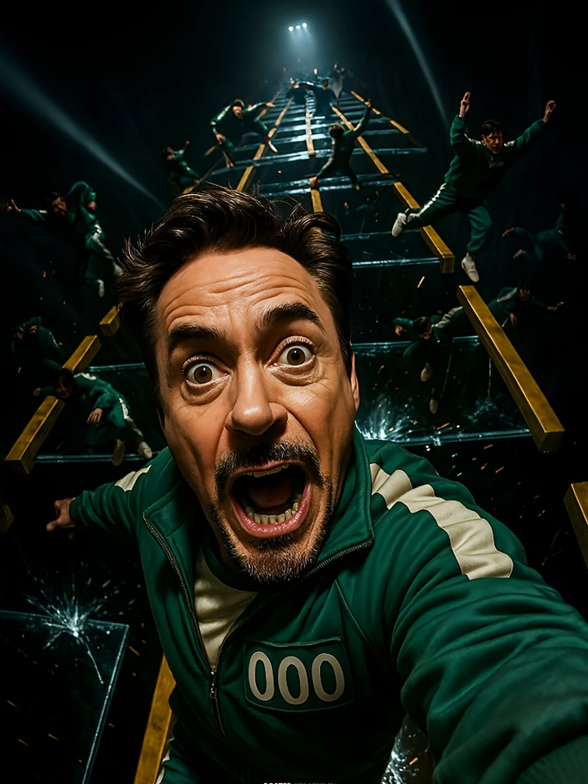 Squid Game Glass Bridge Terror