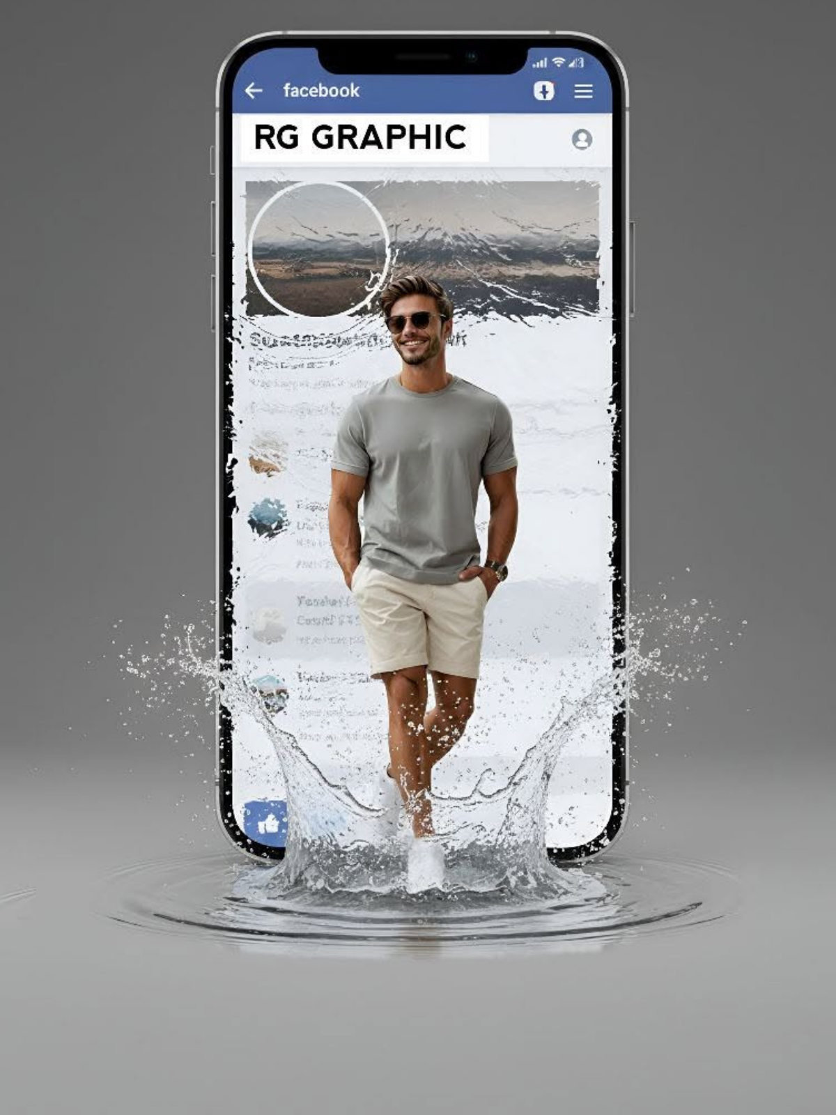 Social Media Reality Splash