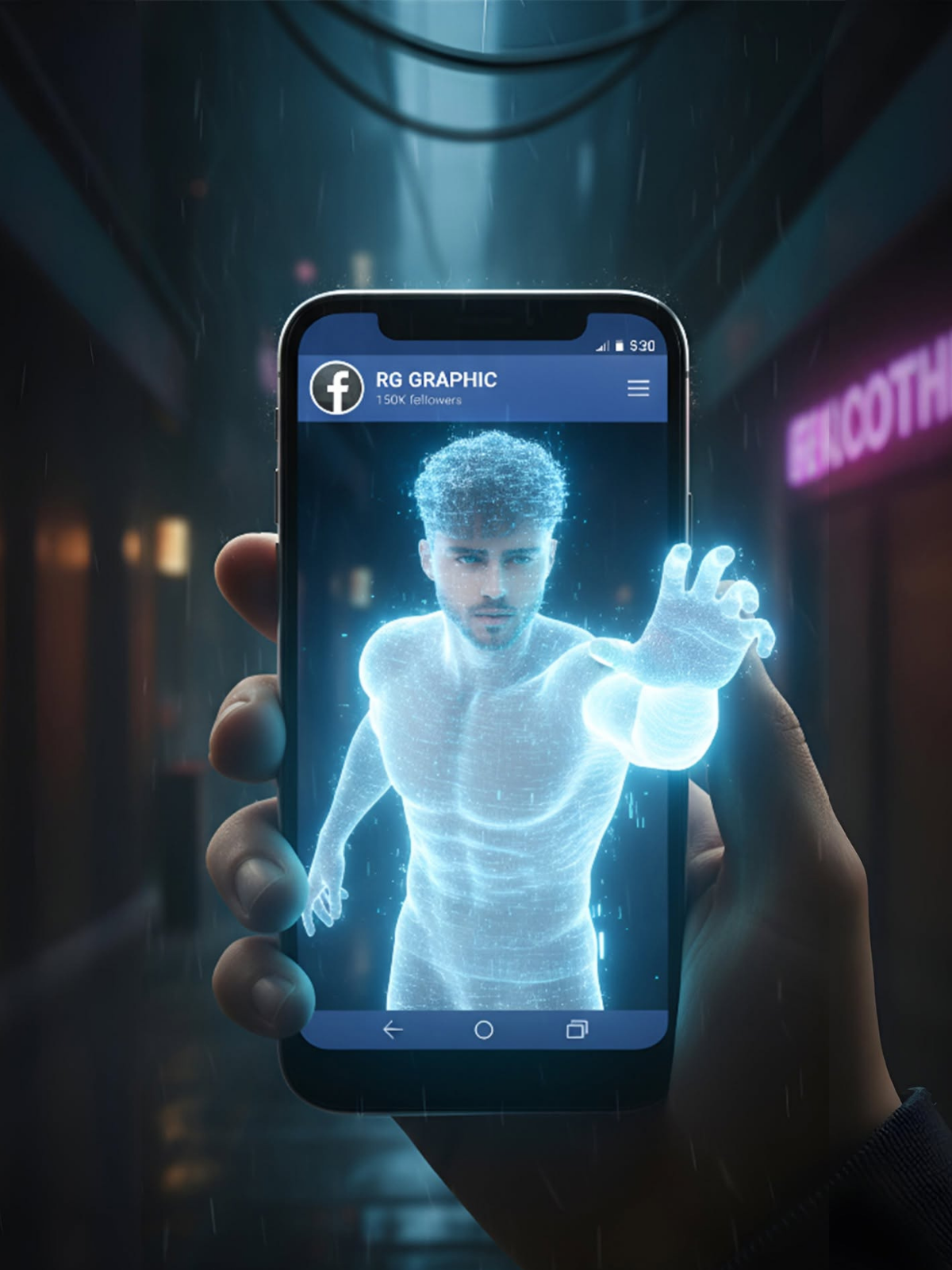Holographic Breakout: Cyber-Phone Escape