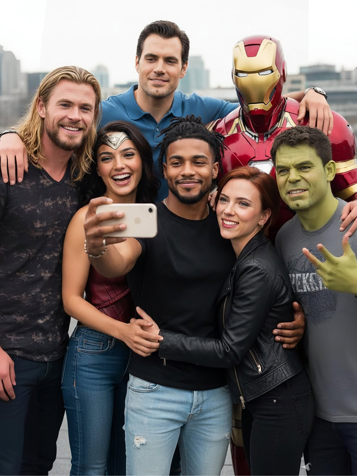 Epic Hero Friendship Selfie