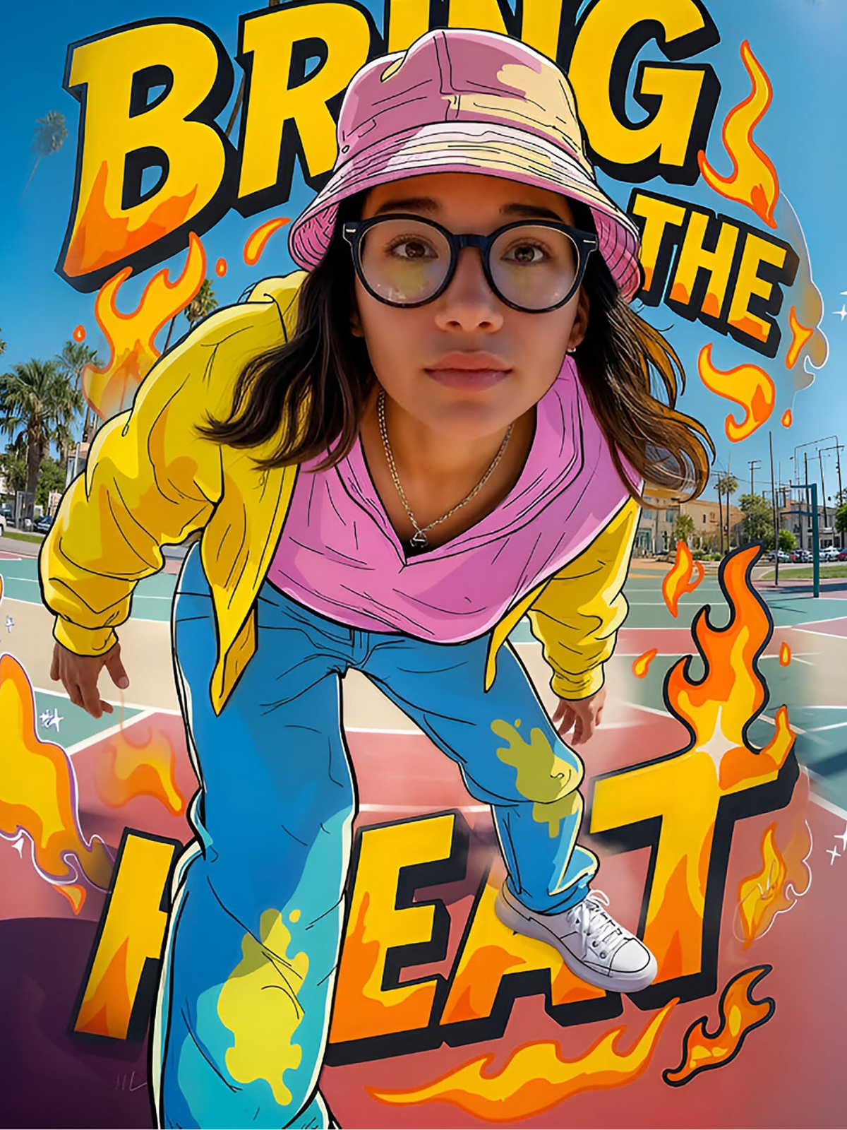 Dynamic Skater Girl: Bring The Heat