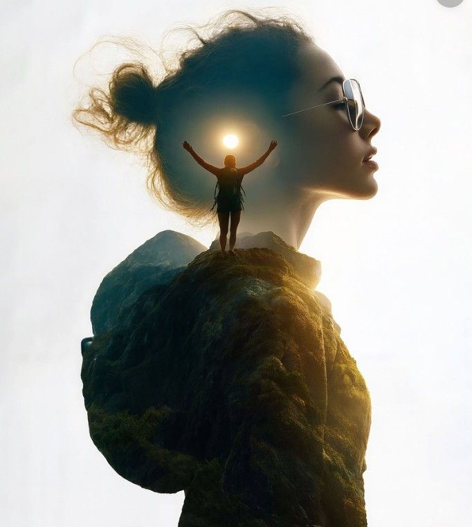 Dreamscape Portrait: Peaks Within Her