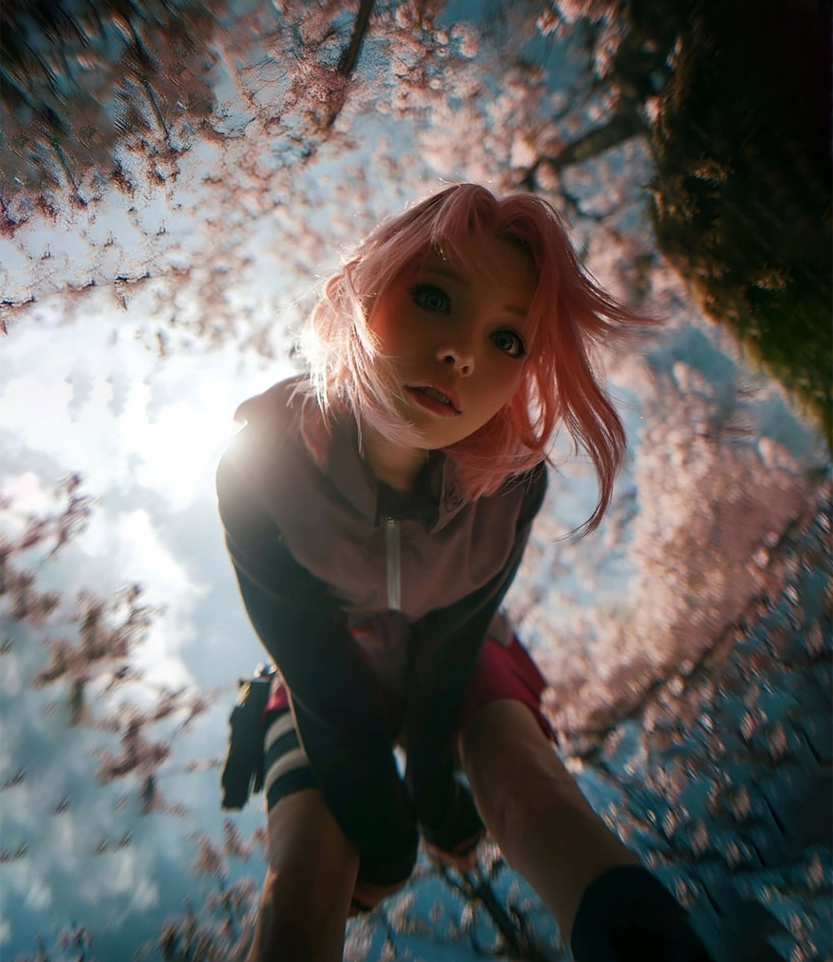 Ethereal Ninja Girl's Cinematic Blossom POV