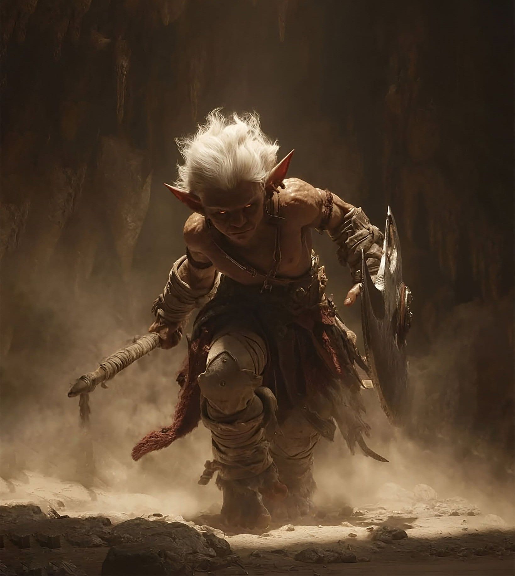 Goblin Warrior's Furious Cave Charge