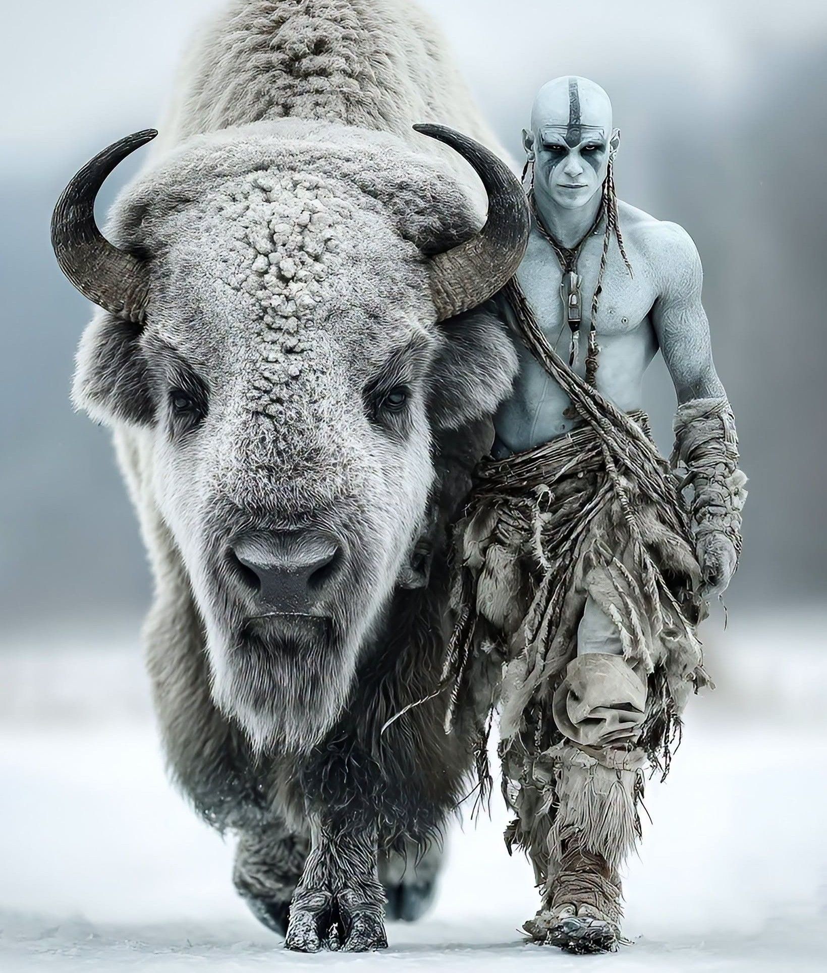 Colossal Bison, Ice Warrior Guardian
