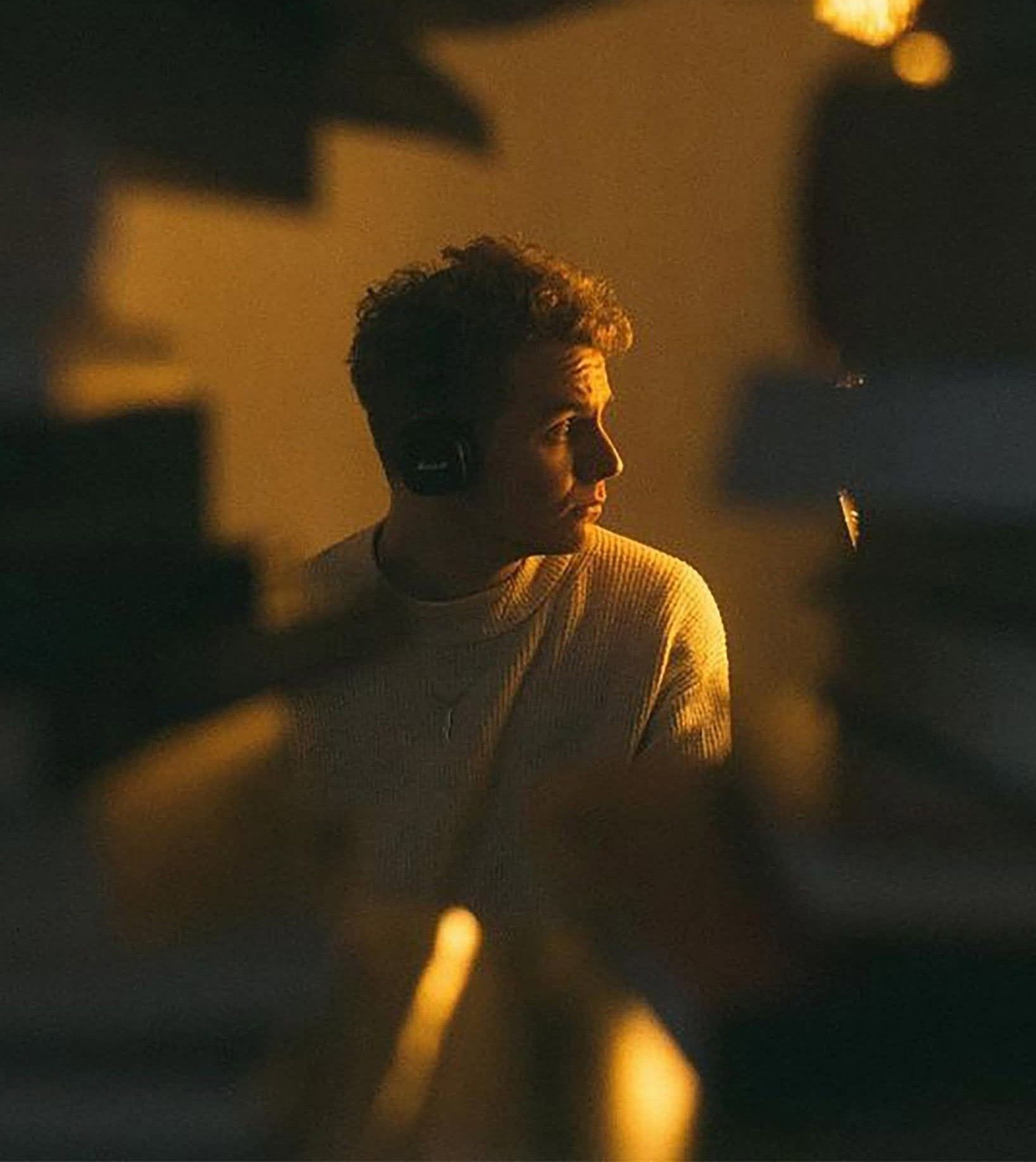Golden Glow: Moody Cinematic Portrait