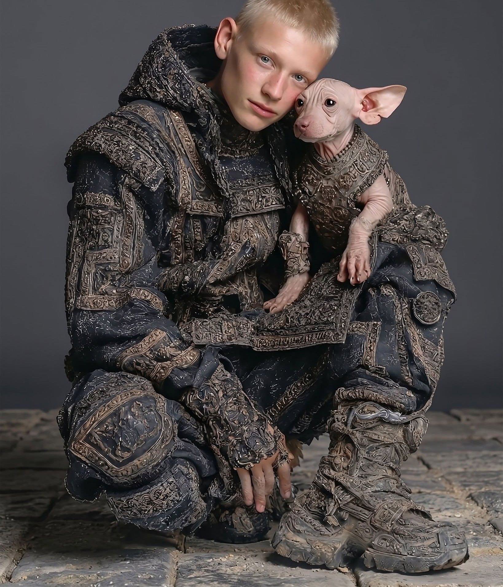 Future Knight, Armored Sphynx Cat