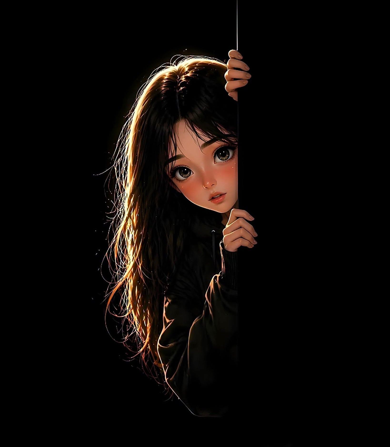 Shy Glimpse: Golden Rim Anime