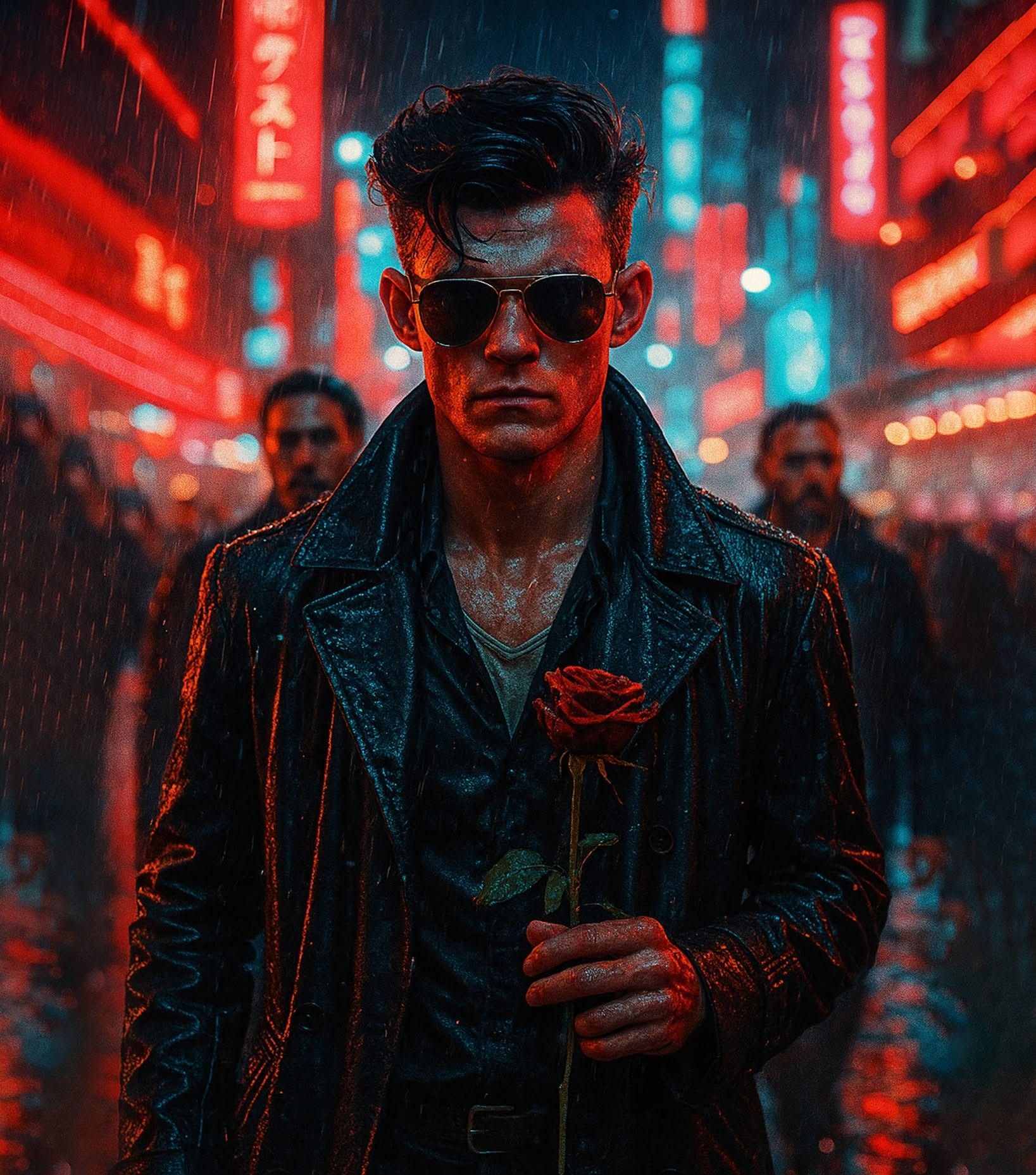 Crimson Rose, Cyberpunk Rain