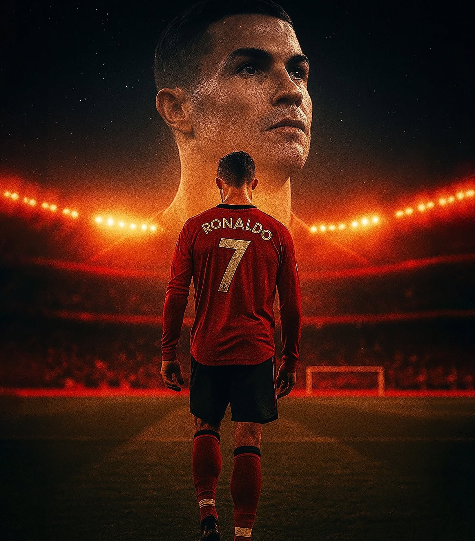 Heroic Footballer: Double Exposure Cinematic Fury