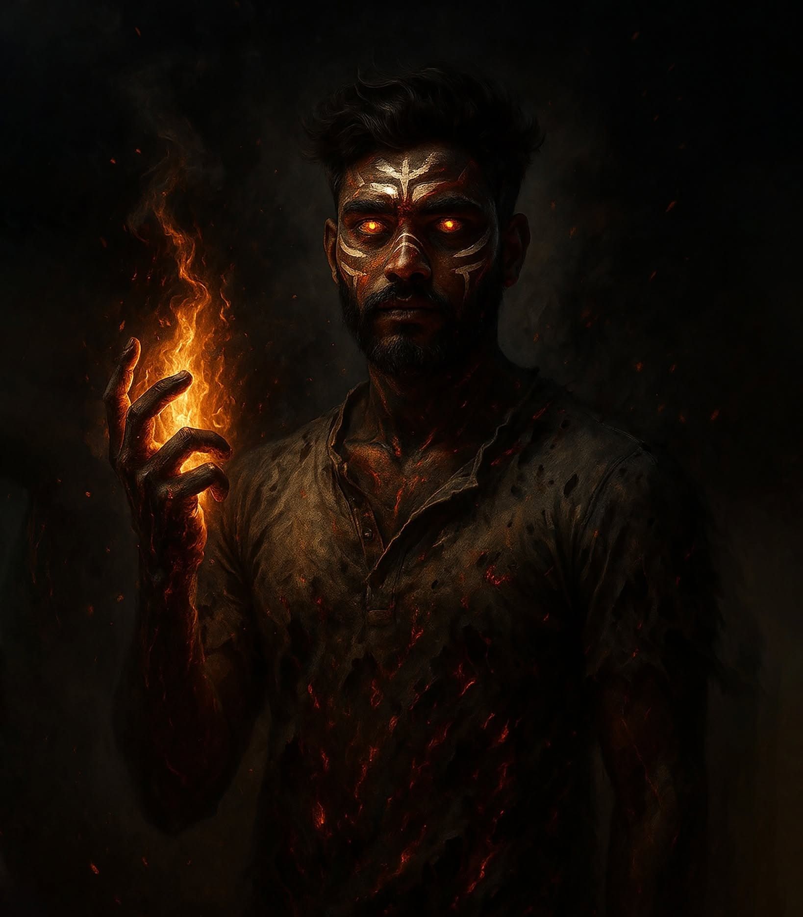 Ember-Eyed Tribal Firebearer