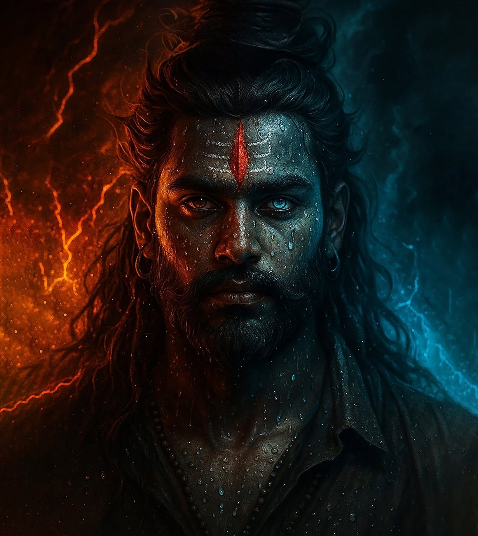 Fiery Ice Tilak of Divine Endurance